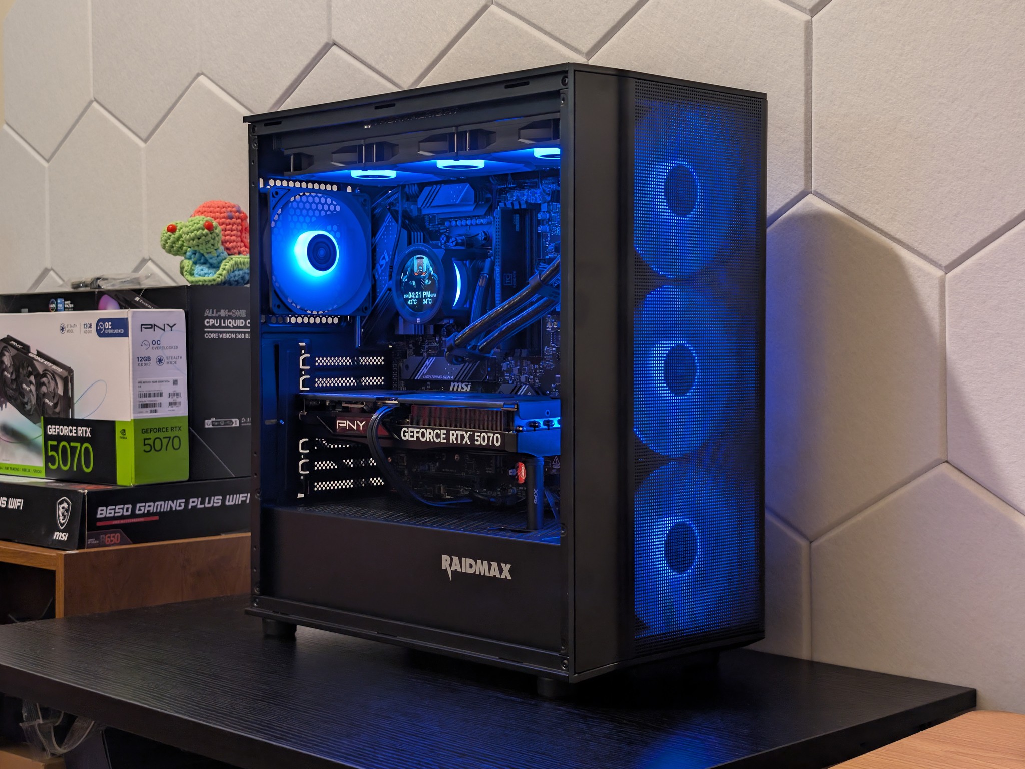 🐈‍⬛🔥1440p Gaming Beast | RTX 5070 | Ryzen 5 7600X | 1TB SSD | 32GB RAM | WiFi 6 & Bluetooth🔥🐈‍⬛