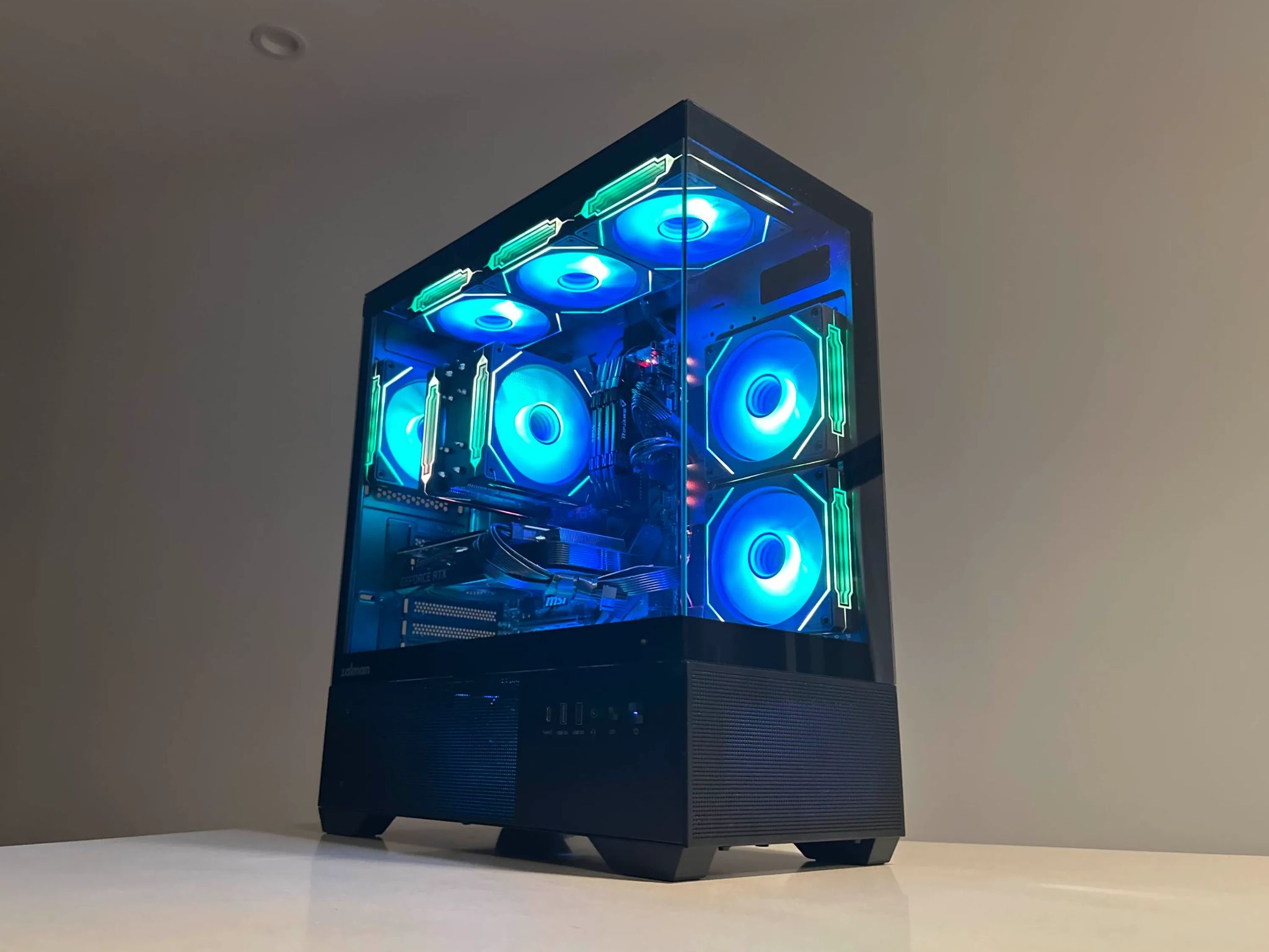 Powerful Gaming PC - Intel Core i7-9700K | ASUS NVIDIA RTX 3060 Ti | 32GB Ram | 1TB SSD | Win11