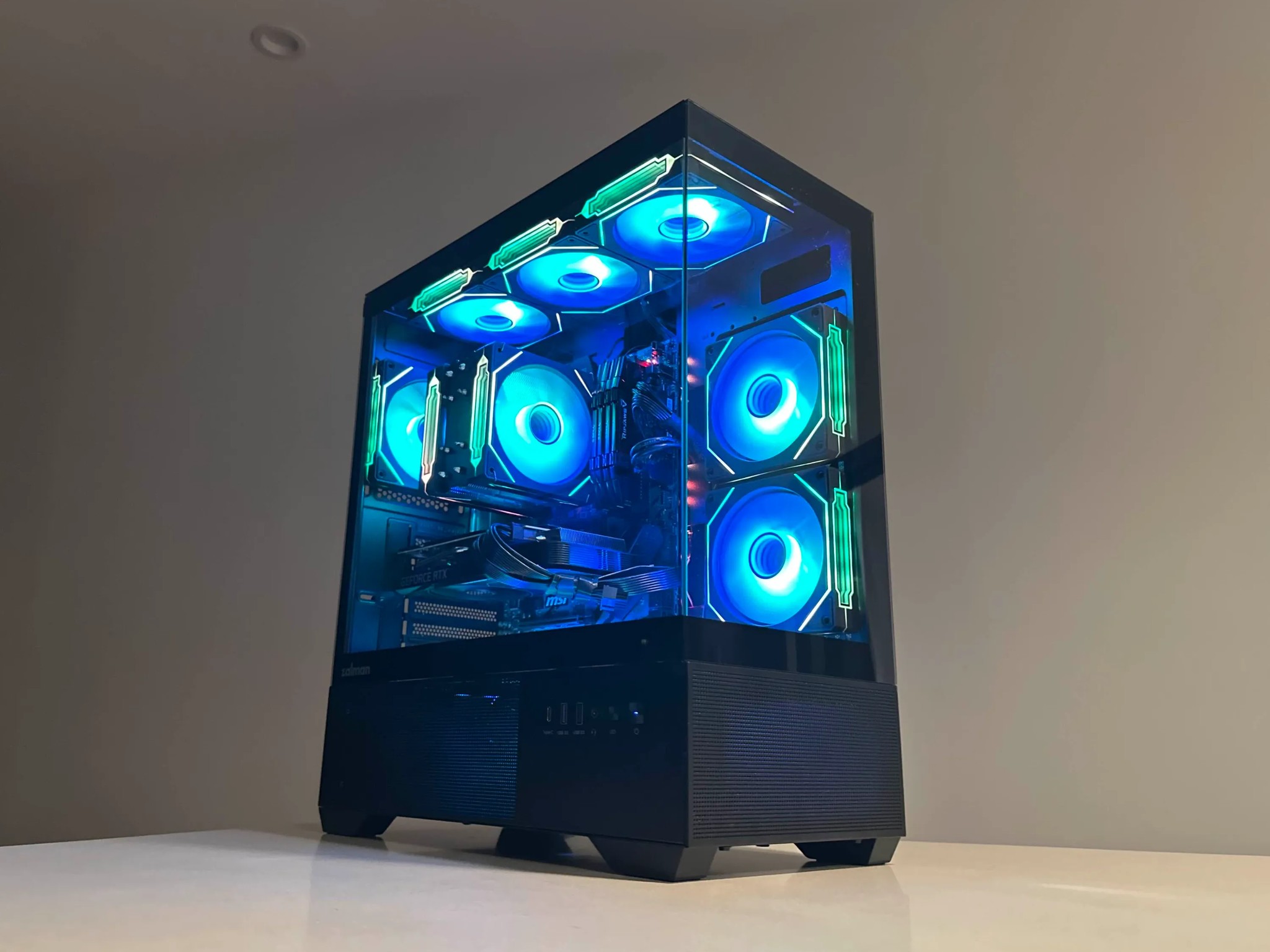 Powerful Gaming PC - Intel Core i7-9700K | ASUS NVIDIA RTX 3060 Ti | 32GB Ram | 1TB SSD | Win11