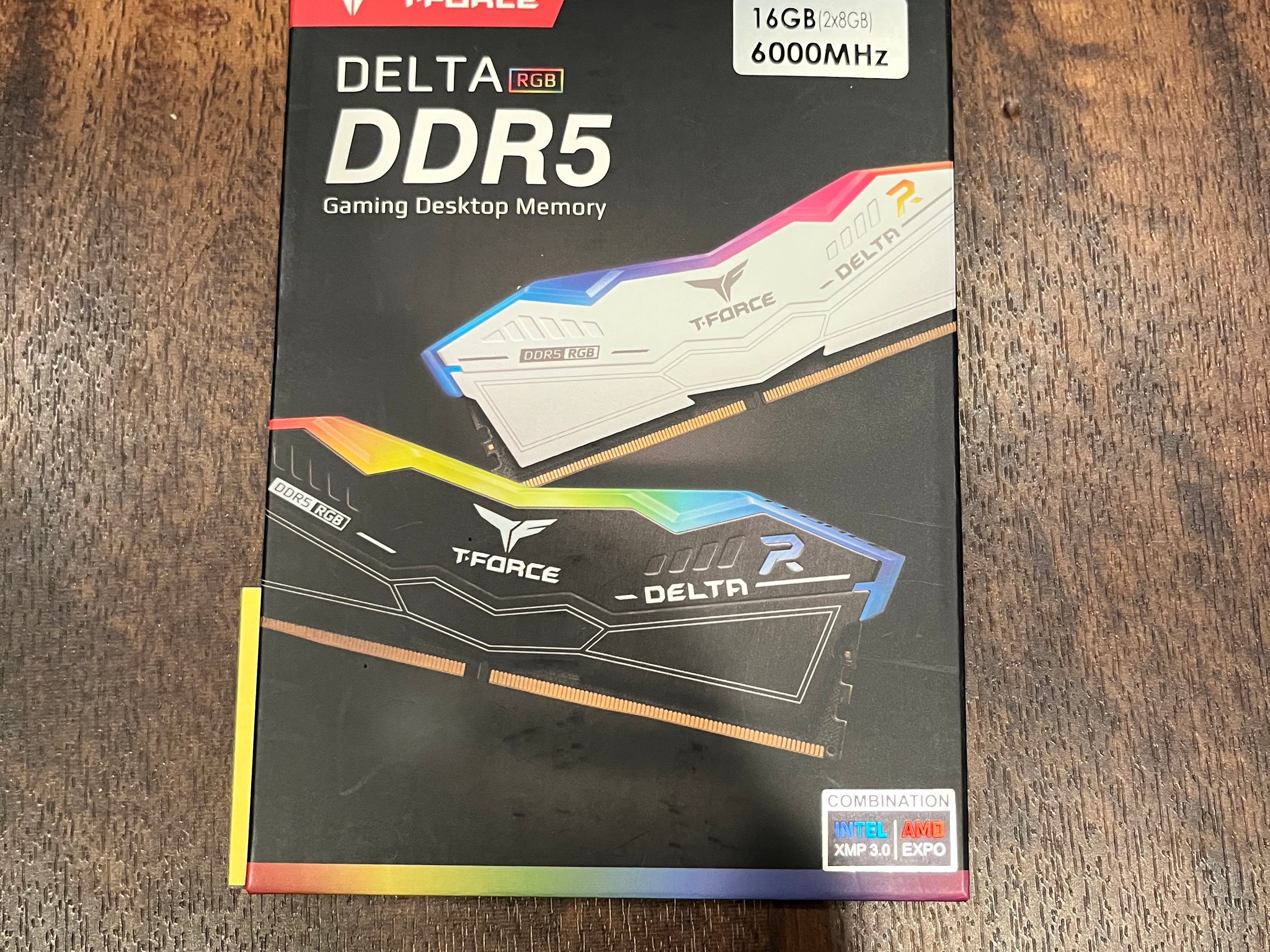 DDR5 6000 16GB T-FORCE DELTA - New in box
