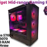 🚀 Mid-Range Gaming PC | Ryzen 7 5700X + RTX 3070 | 100% New Parts
