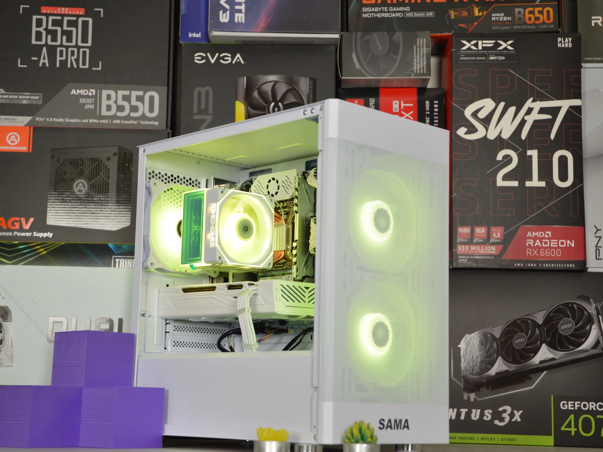 ⚪⚪| RX 580 8GB | INTEL XEON E5 2670 V3 | 16GB DDR4 RAM | 512GB NVME SSD | Ice Frost |