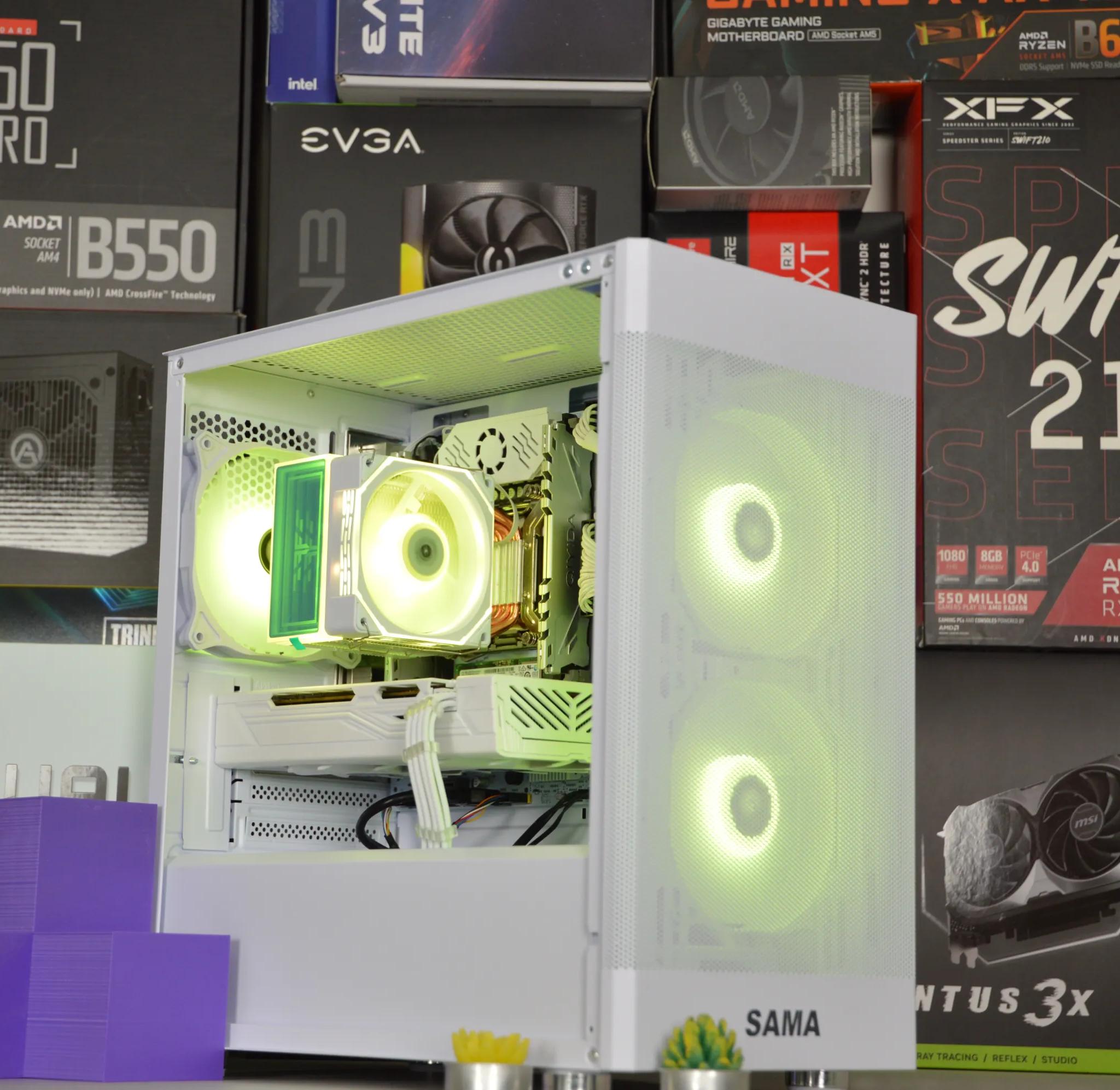 ⚪⚪| RX 580 8GB | INTEL XEON E5 2670 V3 | 16GB DDR4 RAM | 512GB NVME SSD | Ice Frost |