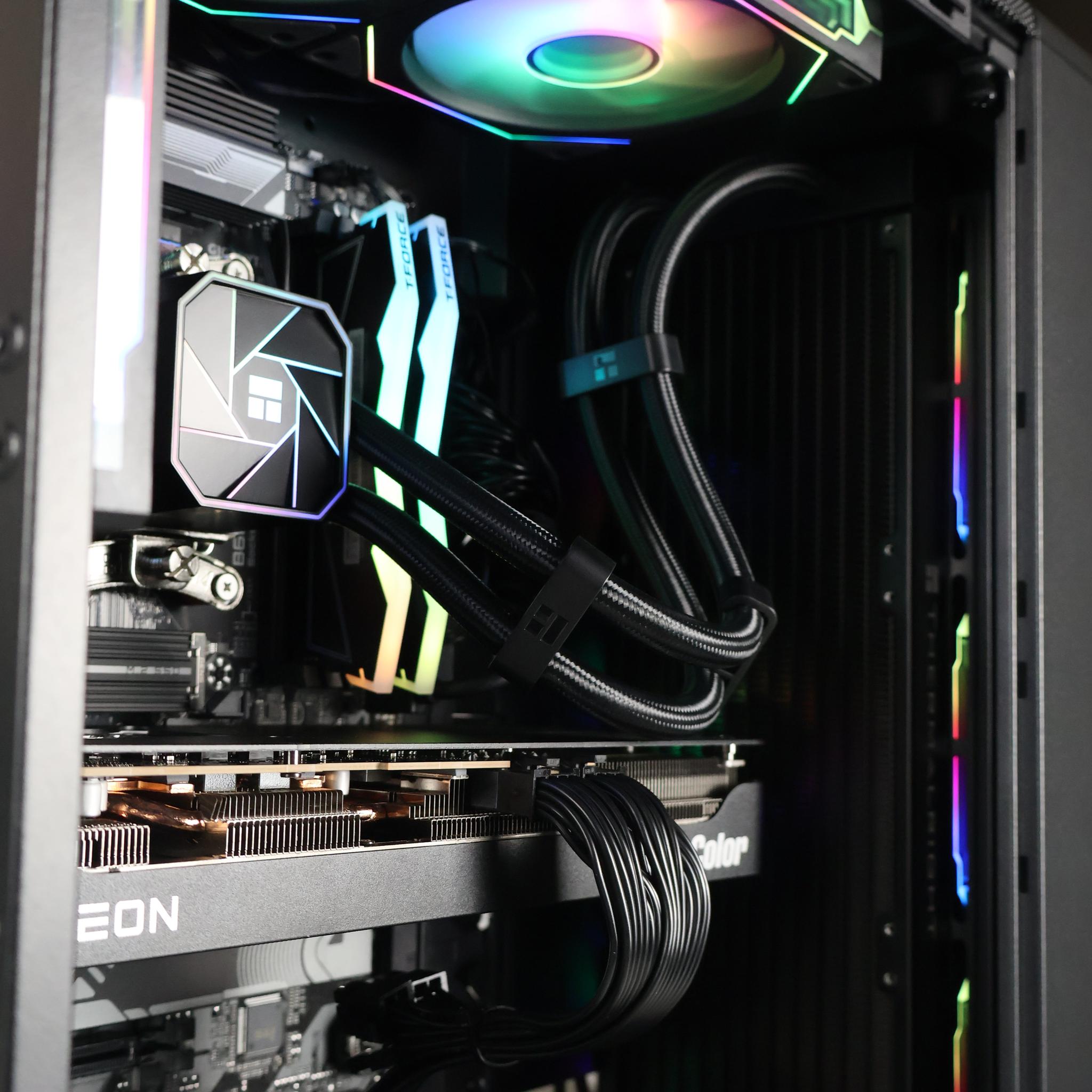 ⚫ Ryzen 7 9700X/RX 9070XT 16GB Gaming/Streaming PC ⚫