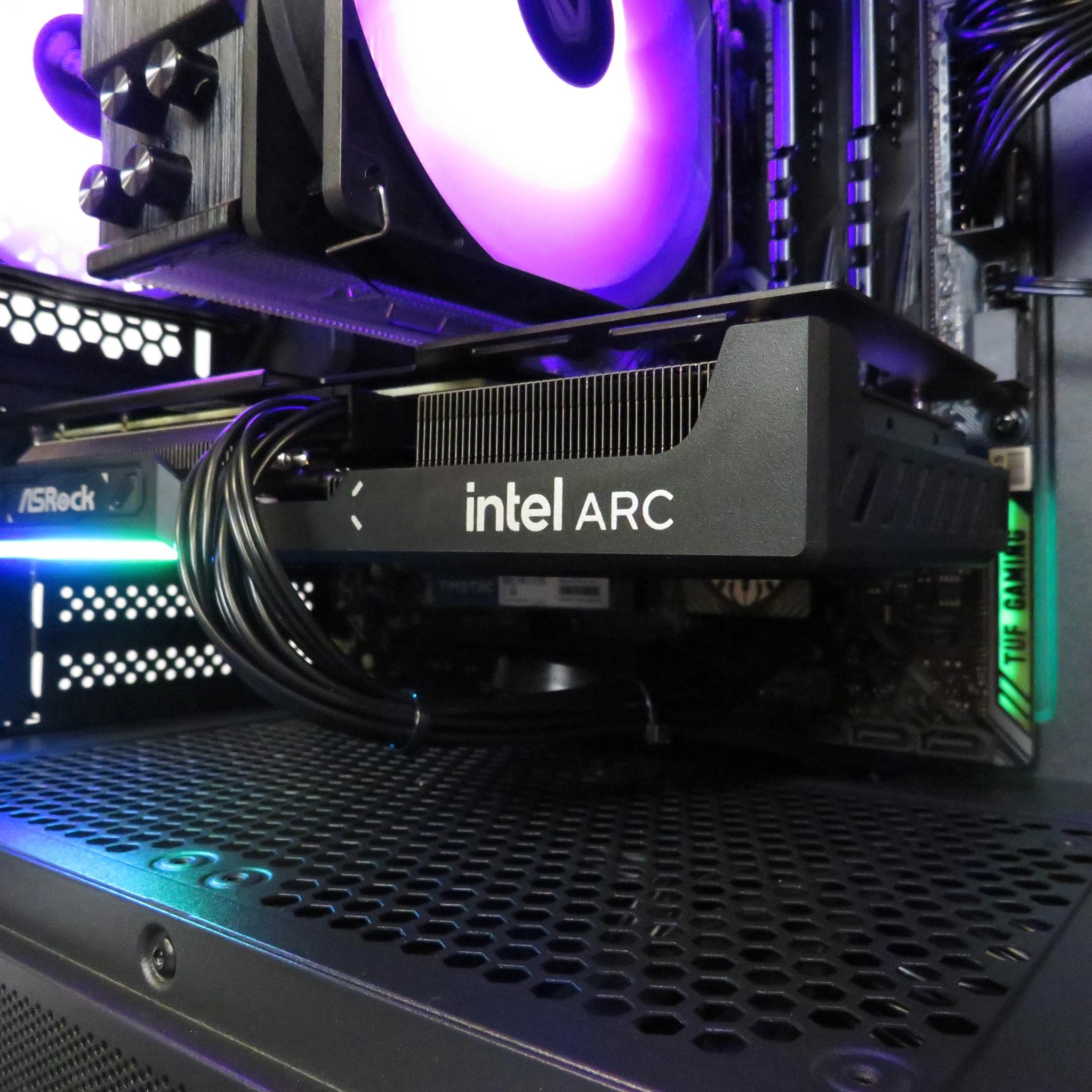 Arc Battlemage: ASRock Challenger Intel Arc B570 + Ryzen 5 5600X + 16 GB DDR4 + 1 TB NVME