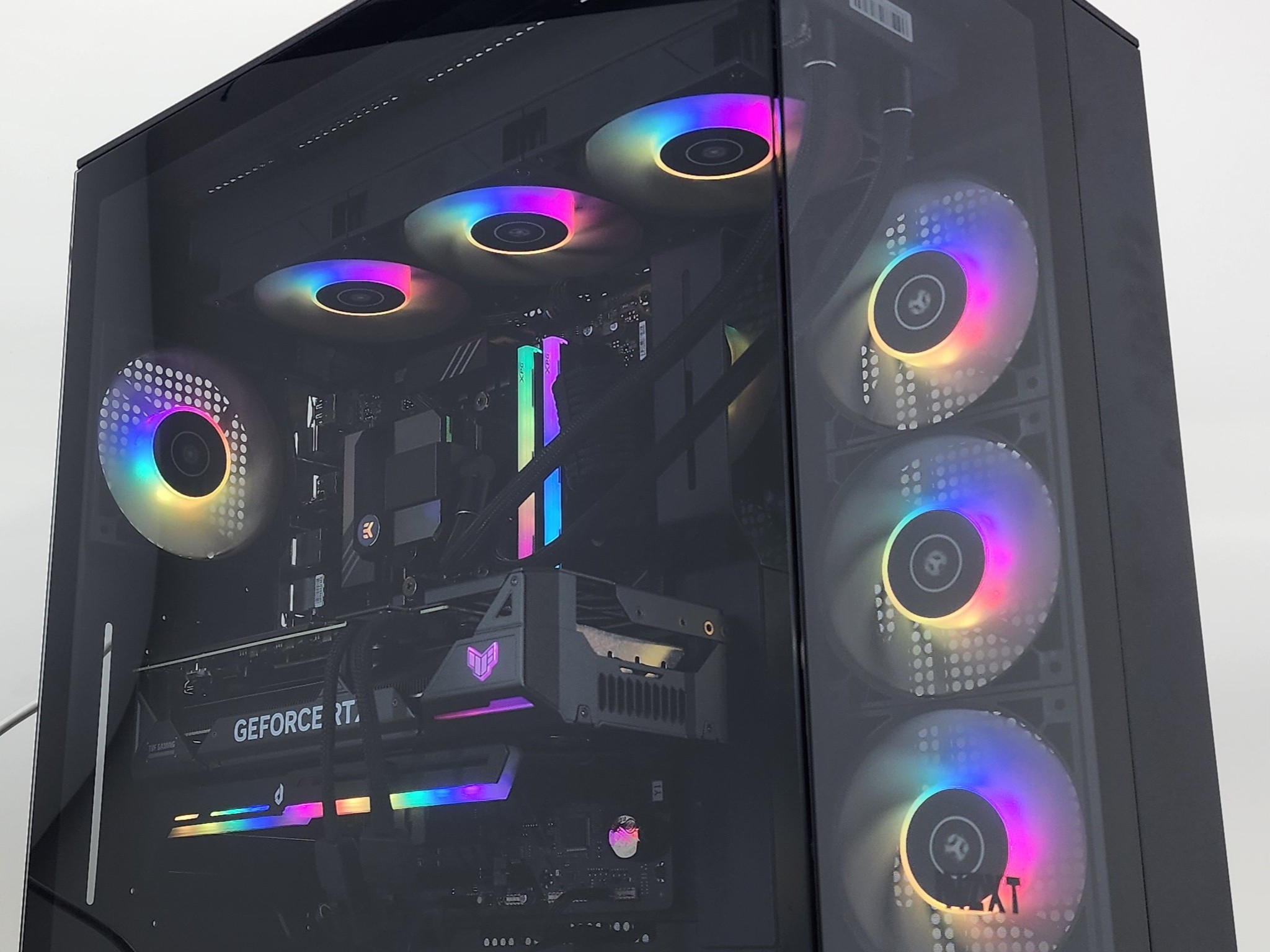 Gaming PC Ryzen 7 9700X 32GB RAM 1TB SSD RTX 4070 SUPER 12GB Windows 11 Computer