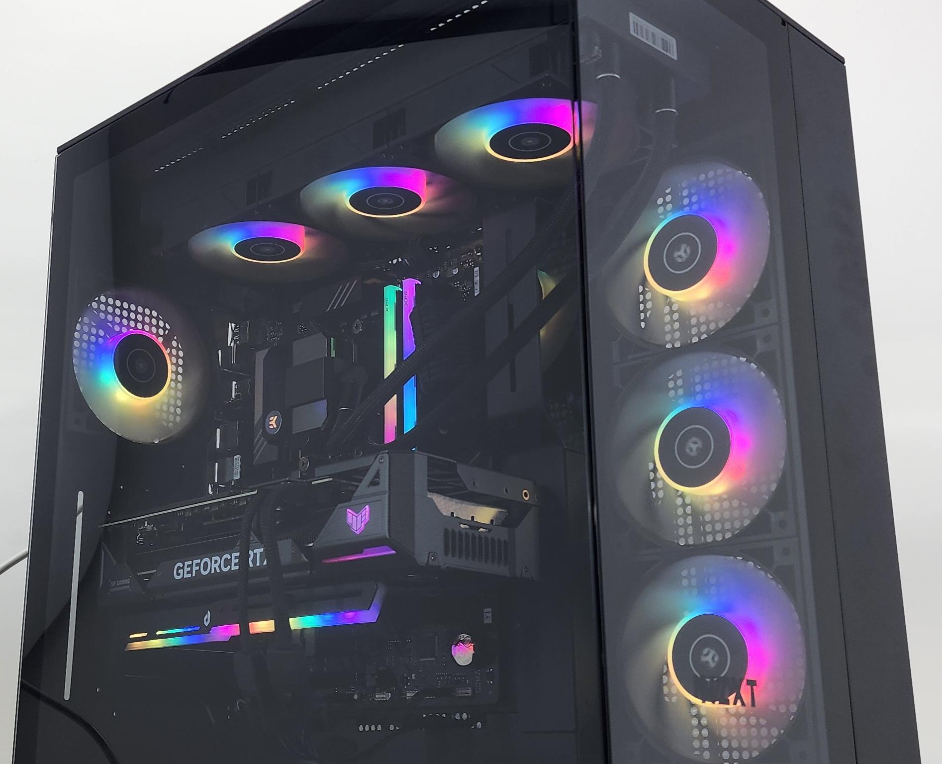 Gaming PC Ryzen 7 9700X 32GB RAM 1TB SSD RTX 4070 SUPER 12GB Windows 11 Computer