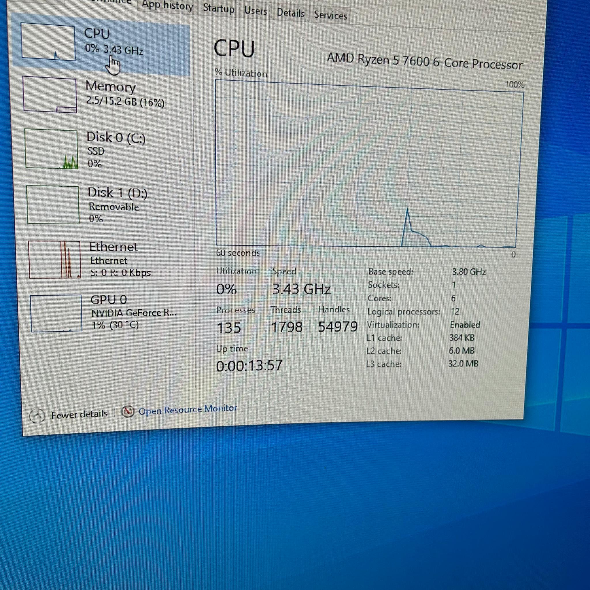 Gaming PC RTX 4060, Ryzen 5 7600 , 16GB DDR5 RAM, 500GB SSD
