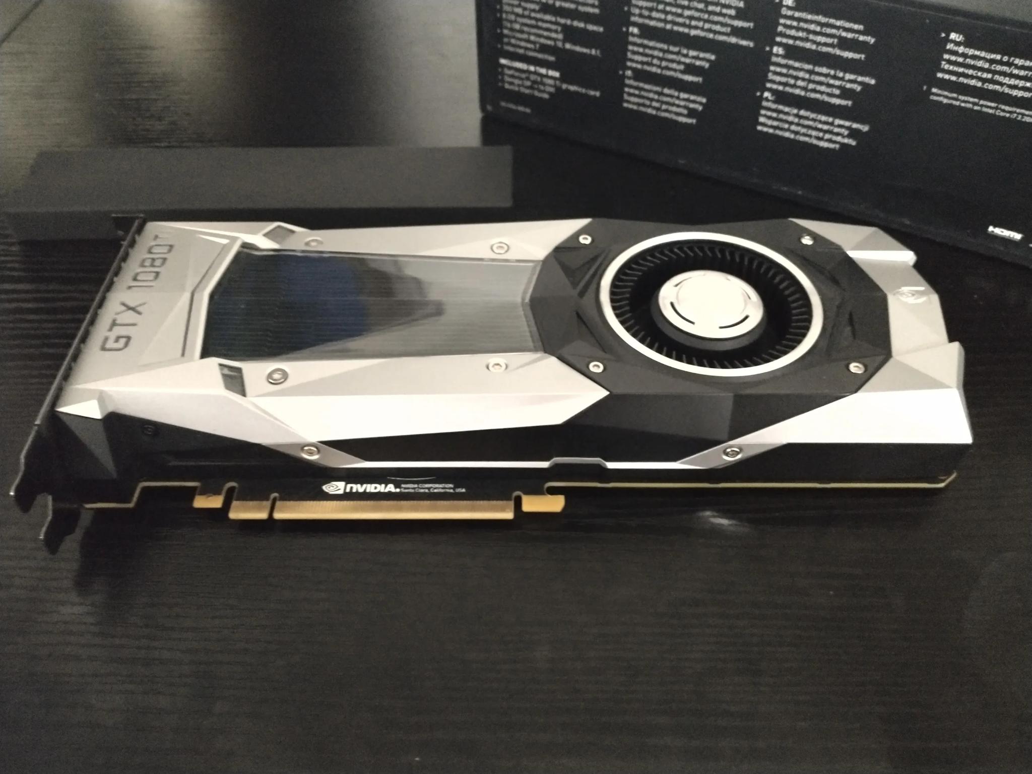 NVidia GTX 1080 TI Founders Edition