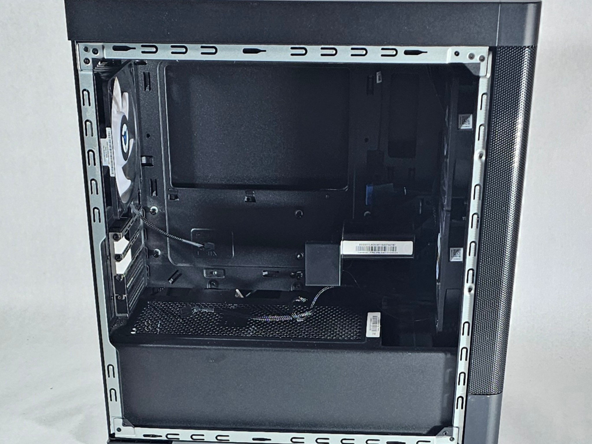 Black Lenovo Legion PC Case with Tempered Glass w/ 3 Fans