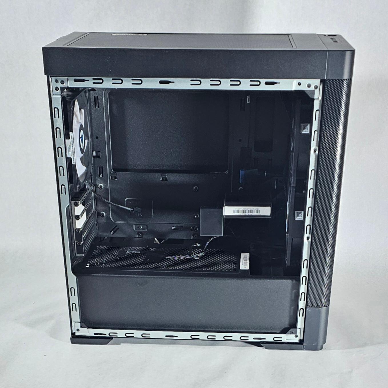Black Lenovo Legion PC Case with Tempered Glass w/ 3 Fans