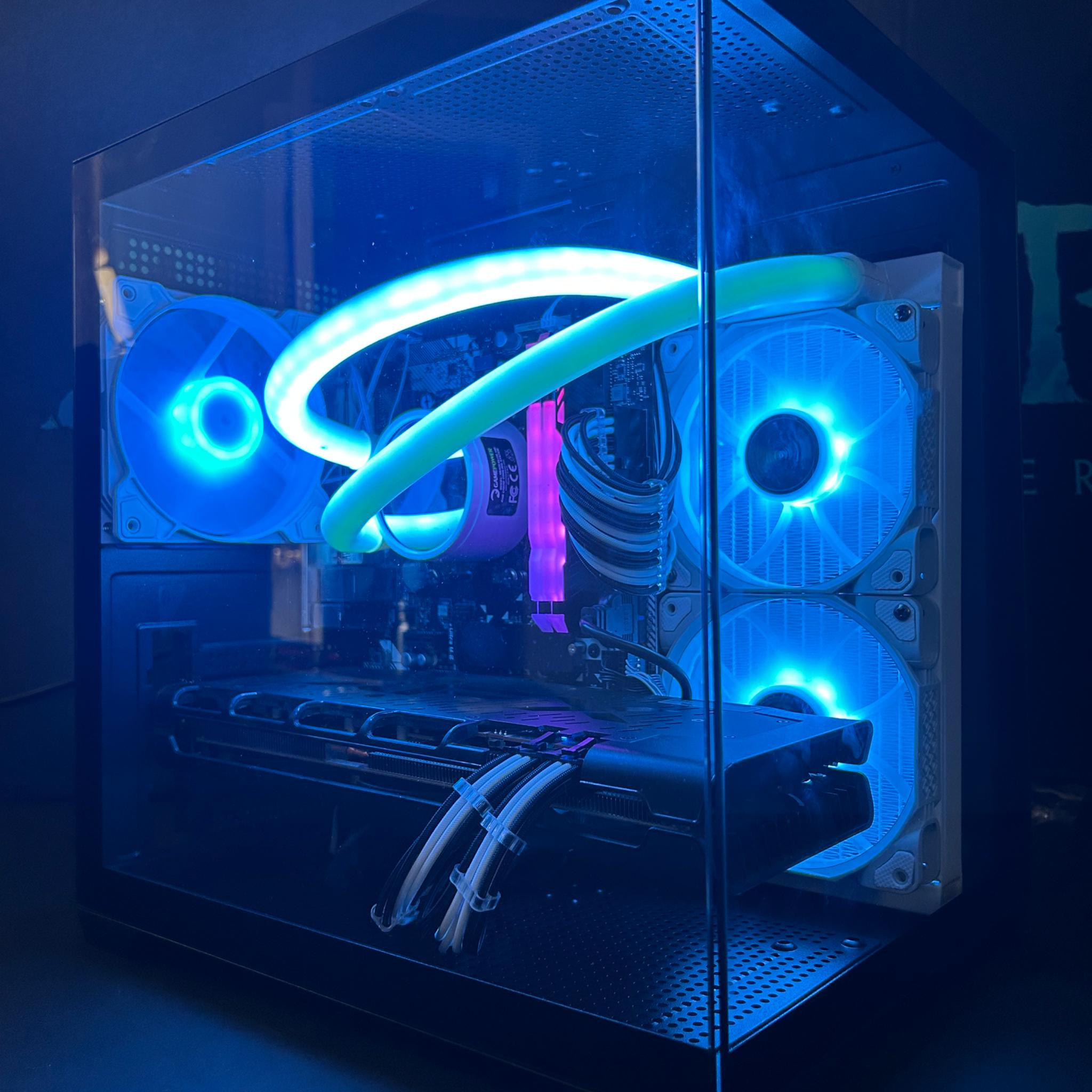 🌈 WiFi Rainbow Cube #2 🎲 RX 5700XT|Ryzen 5 5500|32GB RAM|1TB M.2 SSD|Windows 11 Pro✅