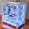 💎 Liquid Crystal 💎 Ryzen 7 7800X3D • RX 9070 XT • 32GB DDR5 • 6 LCD Screens • 2TB NVMe