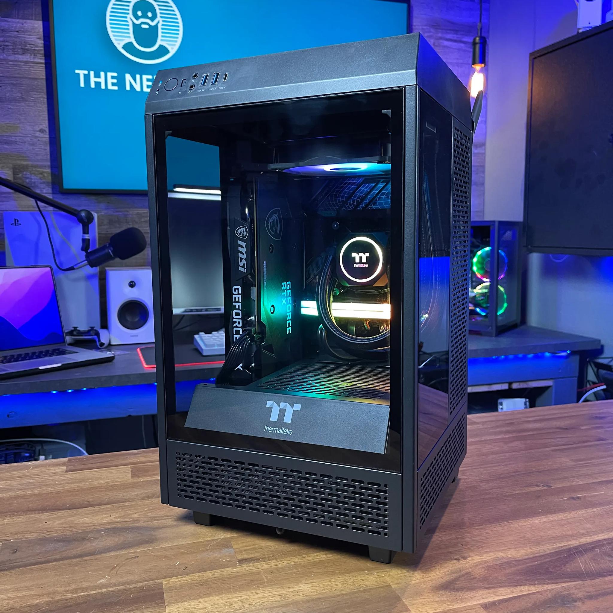 Mid-Range Thermaltake Tower 100 Gaming PC