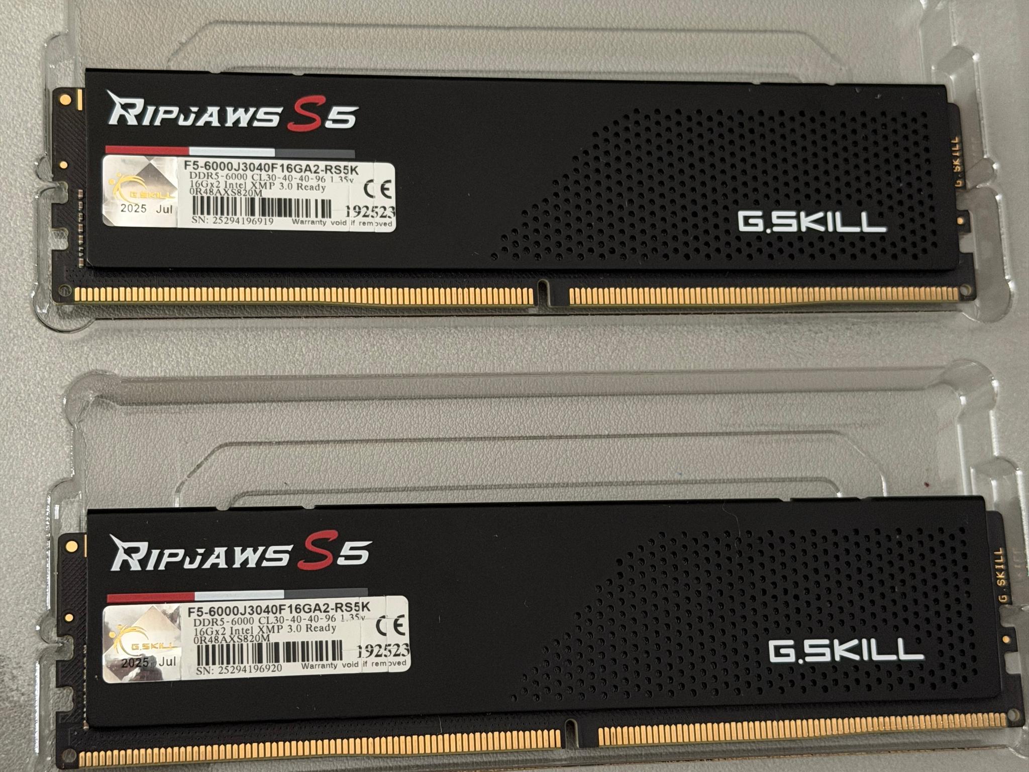 32GB DDR5 RAM
