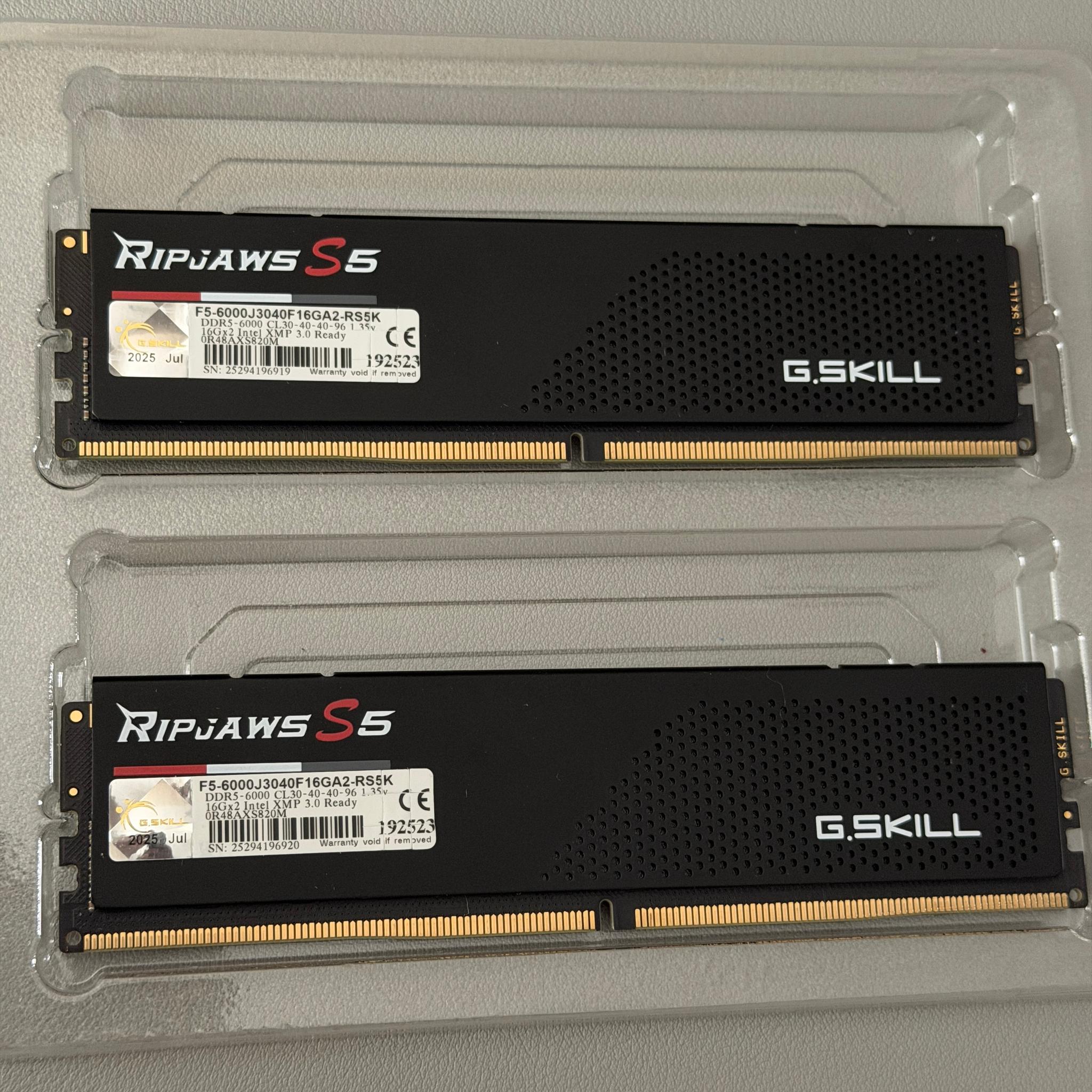 32GB DDR5 RAM