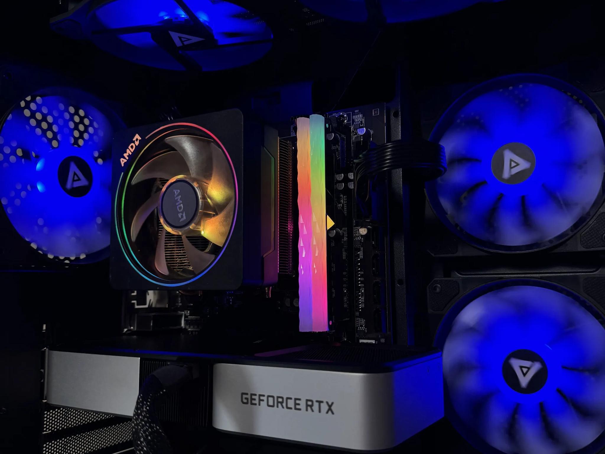 ⚔️Darth Vader V2 - RTX 3060 Ti Founders Edition|Ryzen 5 5600X|16GB RAM