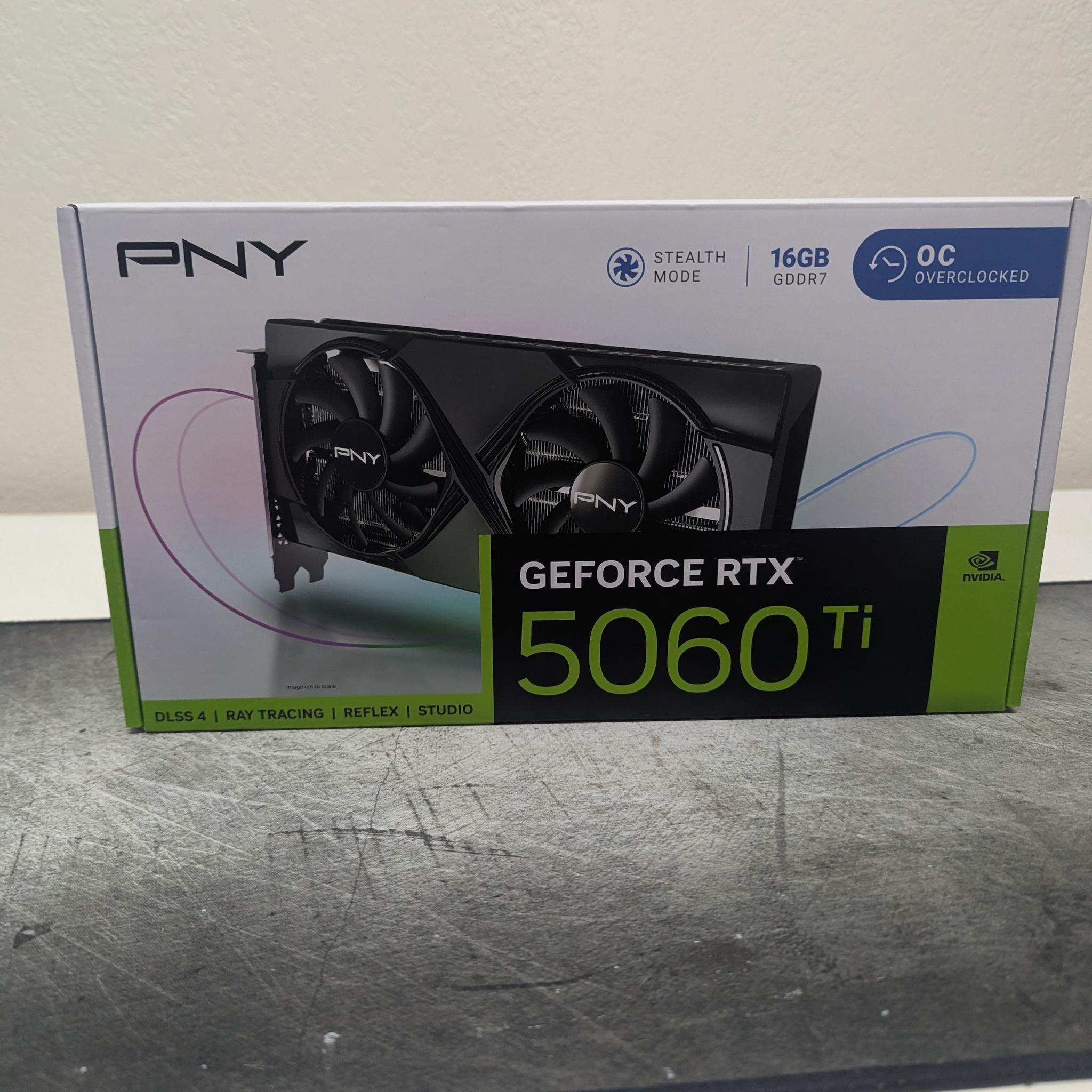 🧪 RTX 5060 Ti 16GB | PNY GeForce RTX 5060 Ti