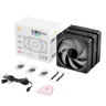Bulk Clearance!!! – 60x Segotep HQ12 BLACK/WHITE 120mm PWM ARGB Case Fans | Infinite Mirror Design