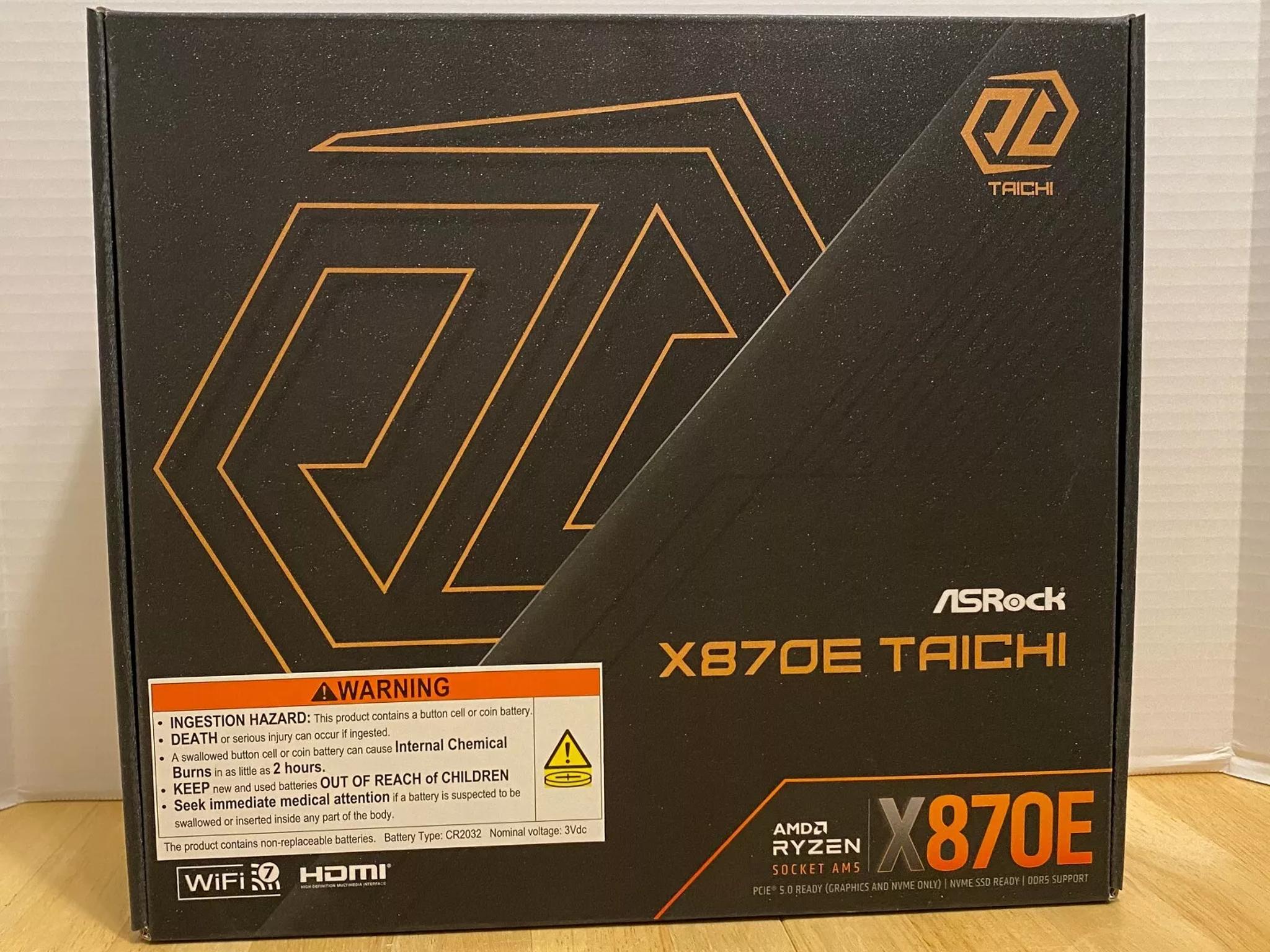 ASRock X870E TAICHI AM5 AMD Extended ATX Motherboard