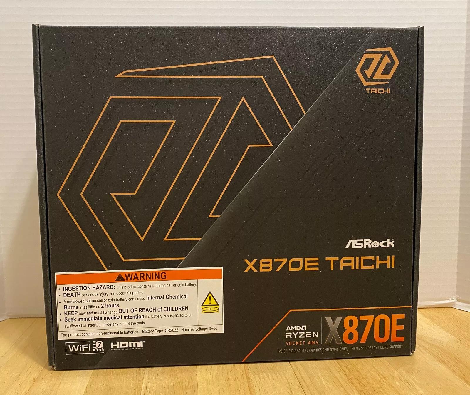 ASRock X870E TAICHI AM5 AMD Extended ATX Motherboard