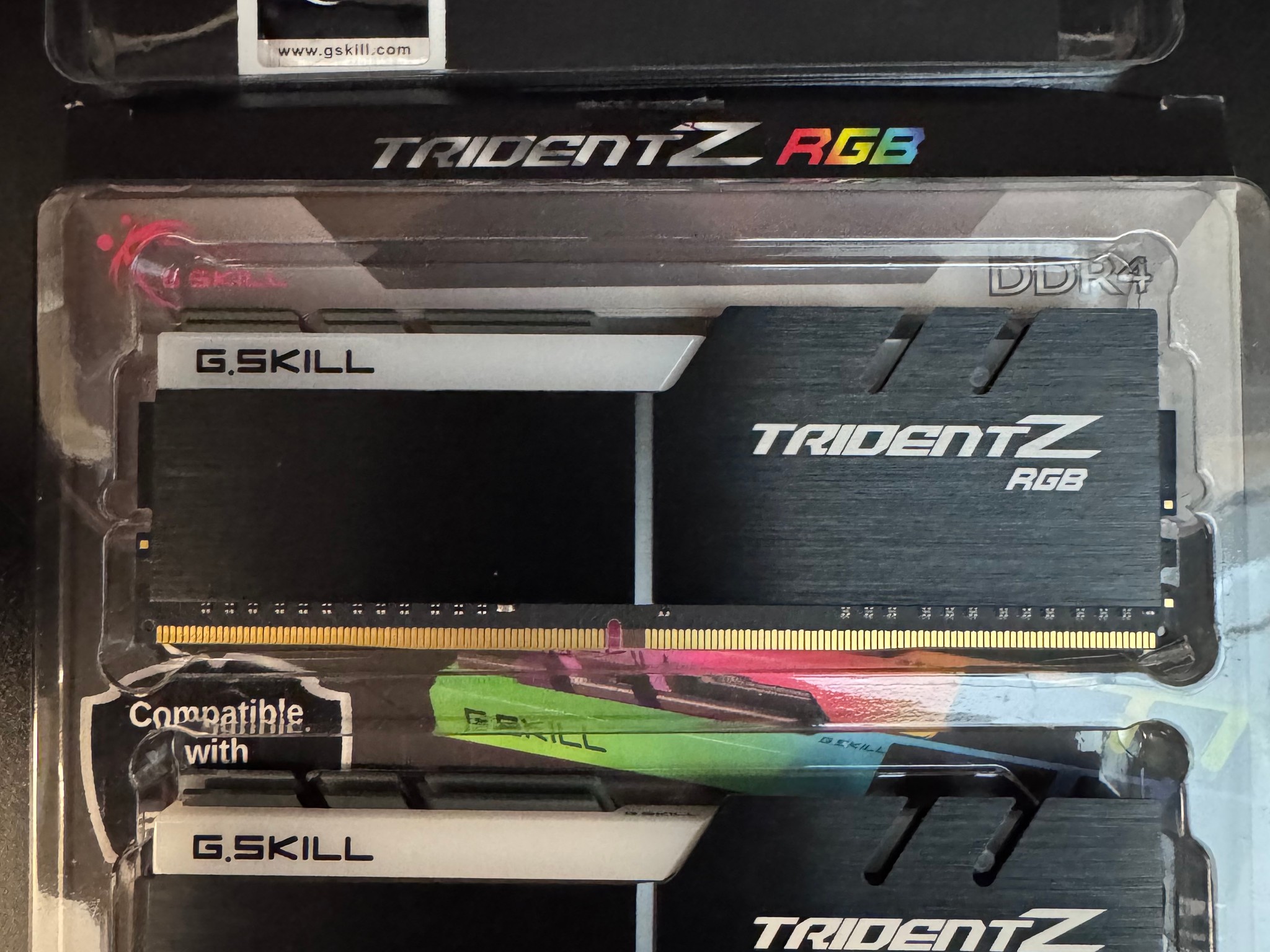 G.SKILL Trident Z RGB 16GB (2x8GB) DDR4 3600MHz CL18 RAM Kit