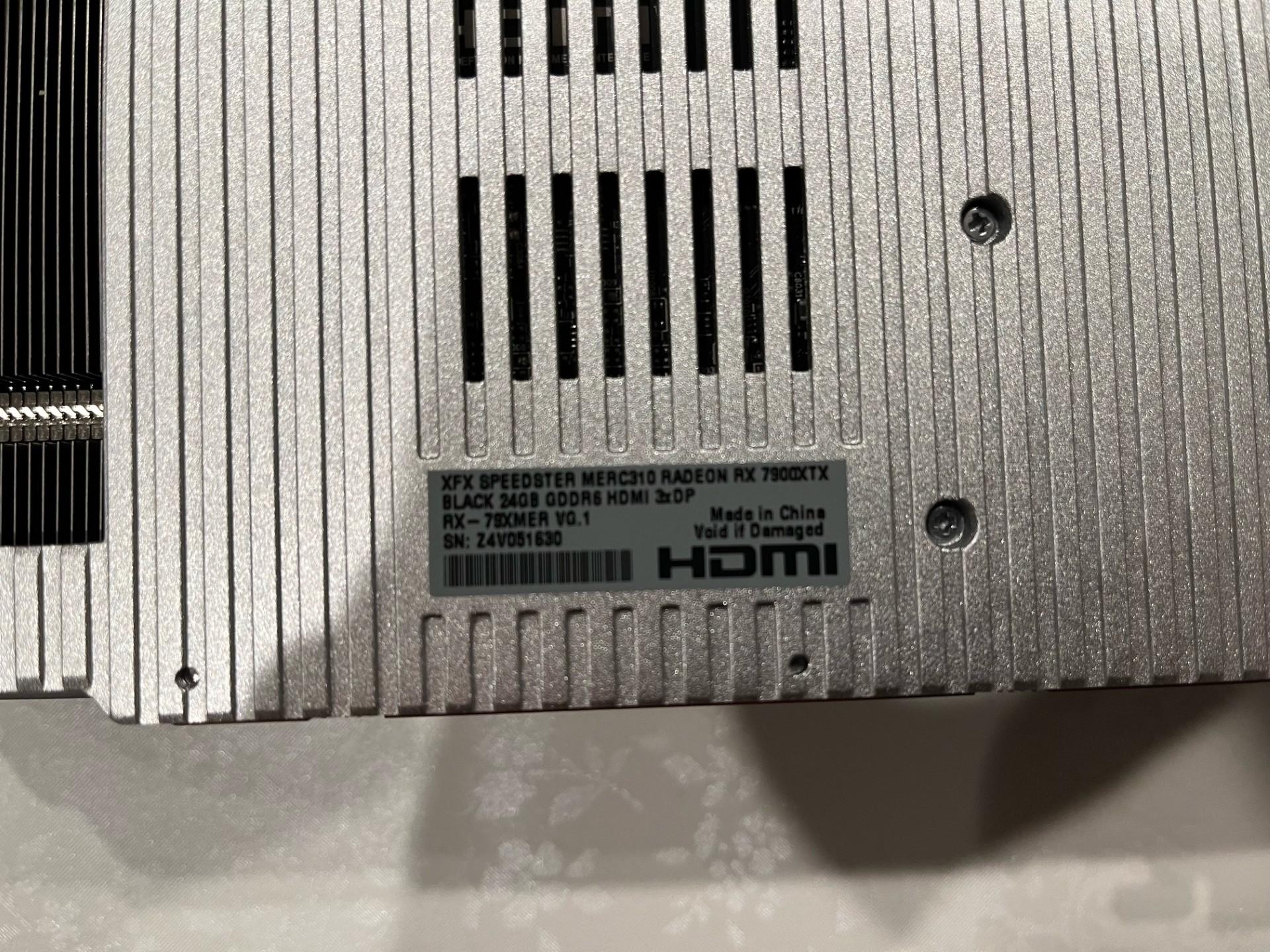 XFX Speedster Merc310 RX 7900 XTX 24GB GDDR6 GPU