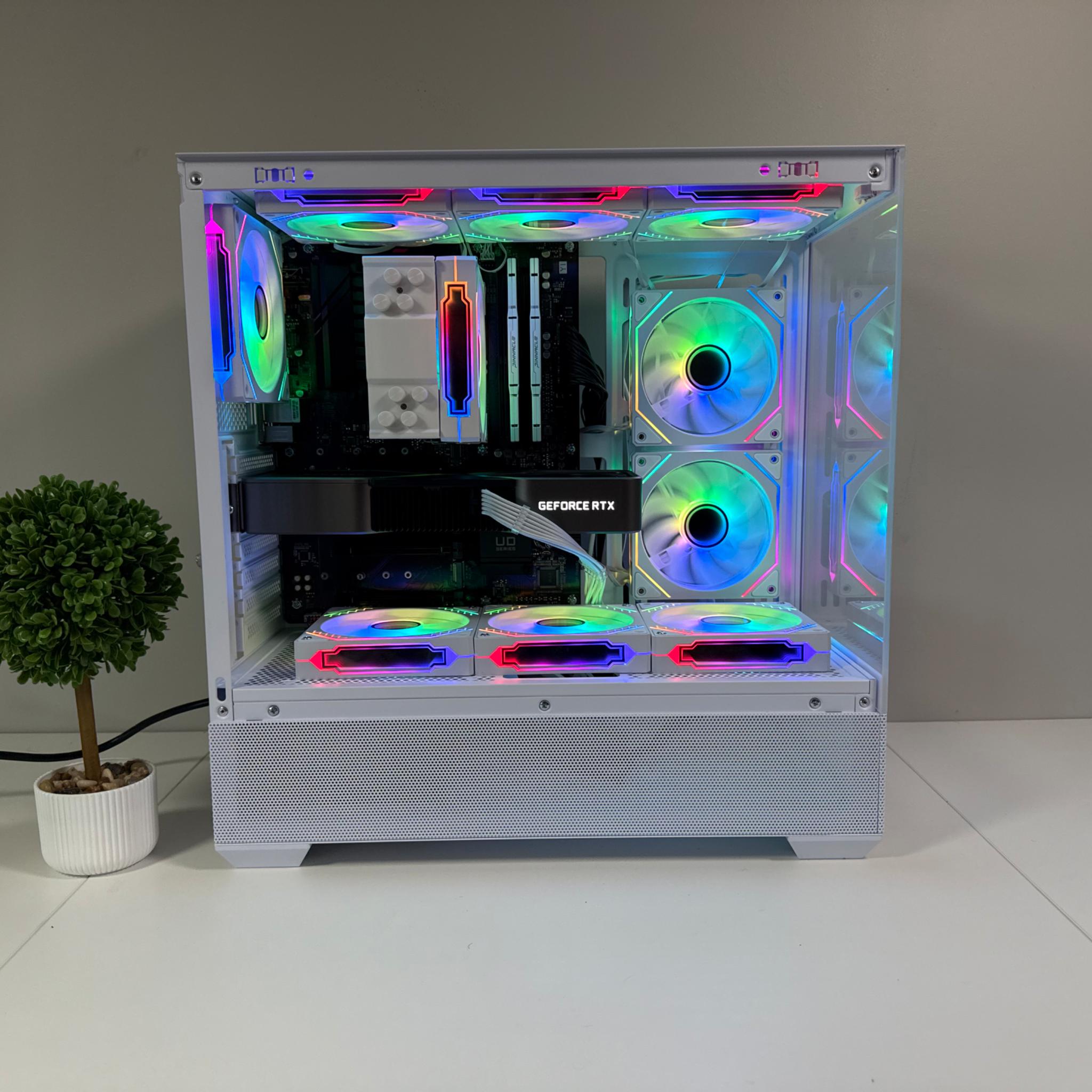White RTX 3080 Gaming PC (Ryzen 7 5700 X3d)