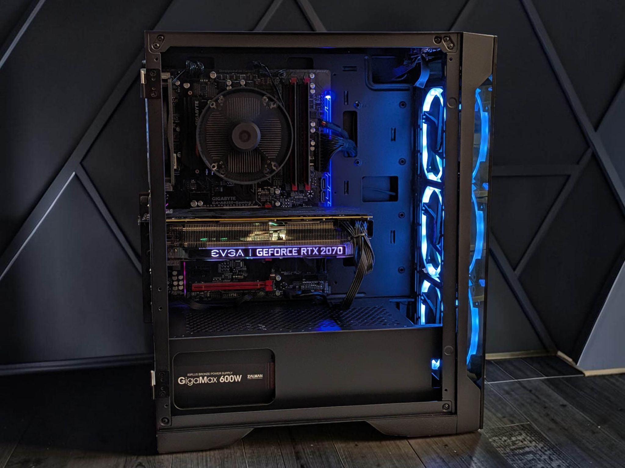 ⚡ RTX Gaming PC! GeForce RTX 2070, Ryzen 3600, 16GB DDR4 RAM, 1TB SSD, WIFI, Win 11 Pro