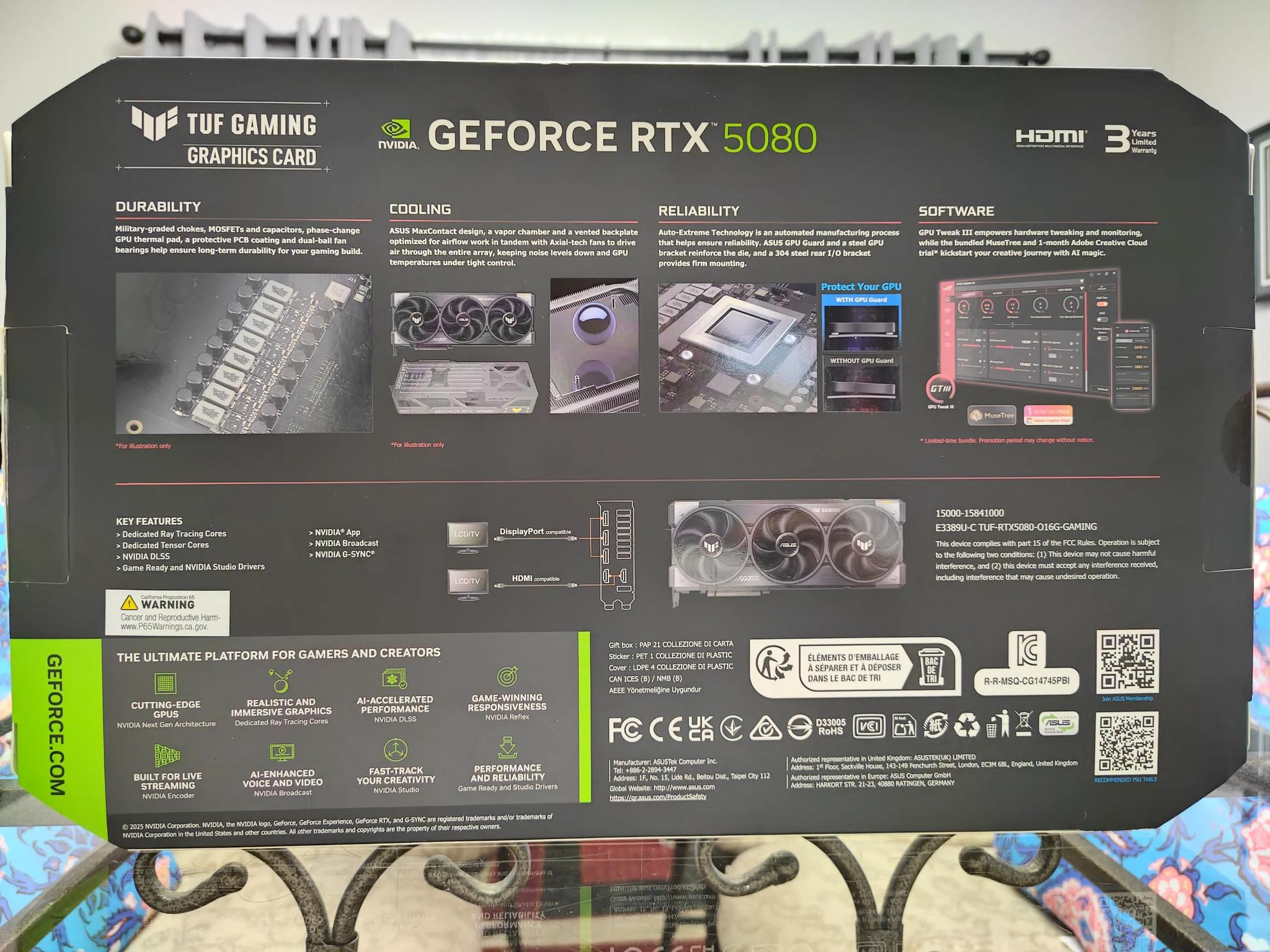 GET IT WHILE IT'S HOT! ASUS TUF GAMING GEFORCE RTX 5080