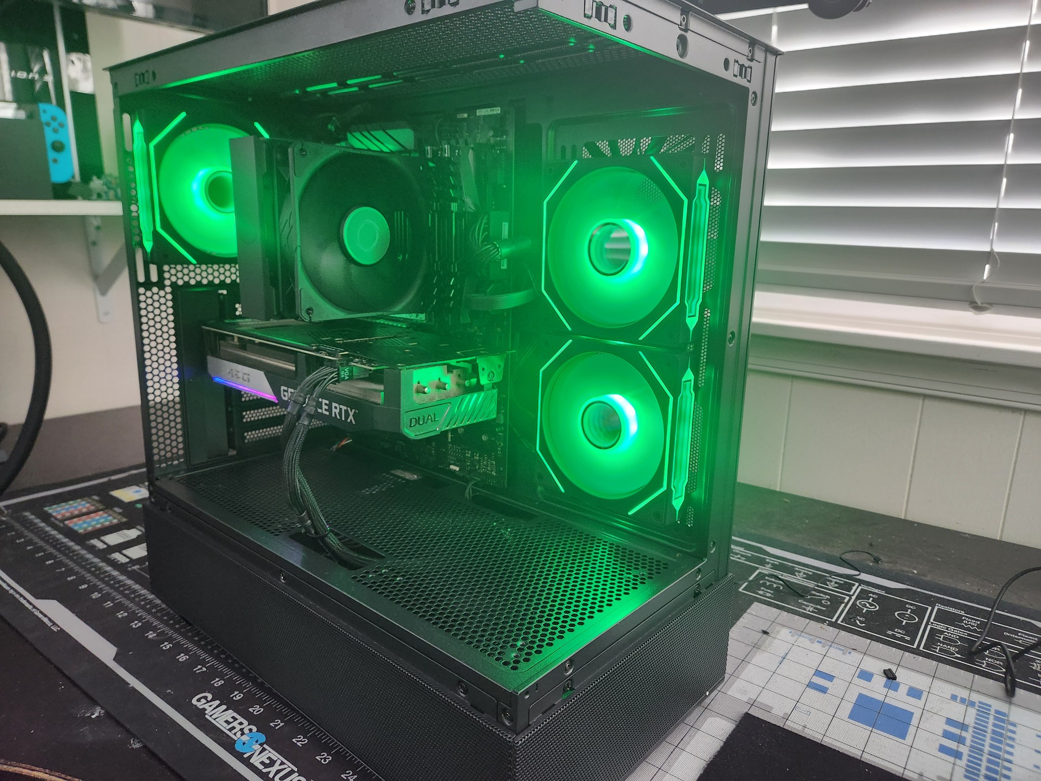 THE GREEN MONSTER IV Sleek RTX 3060TI GAMING/ STREAMING PC