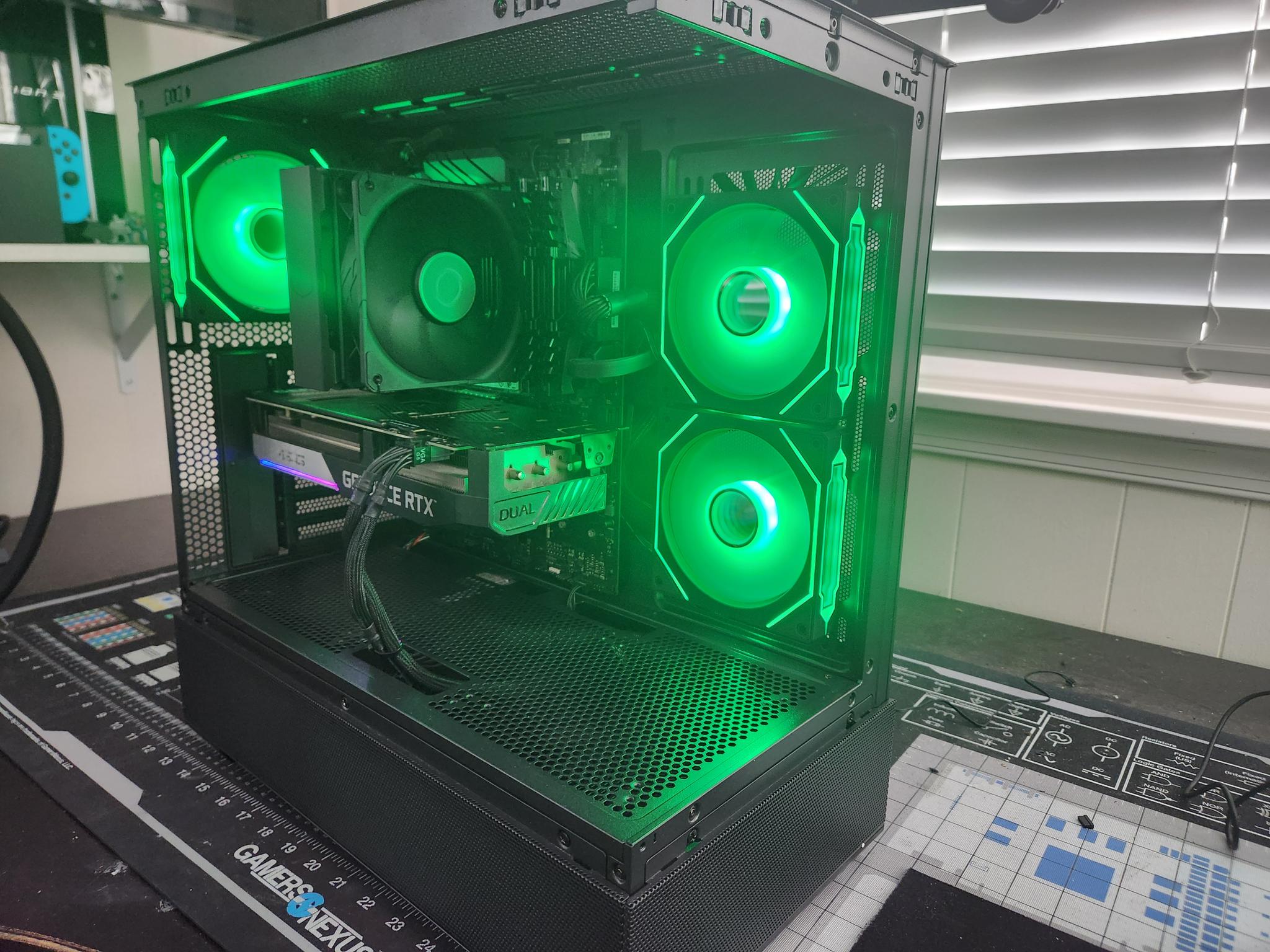 THE GREEN MONSTER IV Sleek RTX 3060TI GAMING/ STREAMING PC