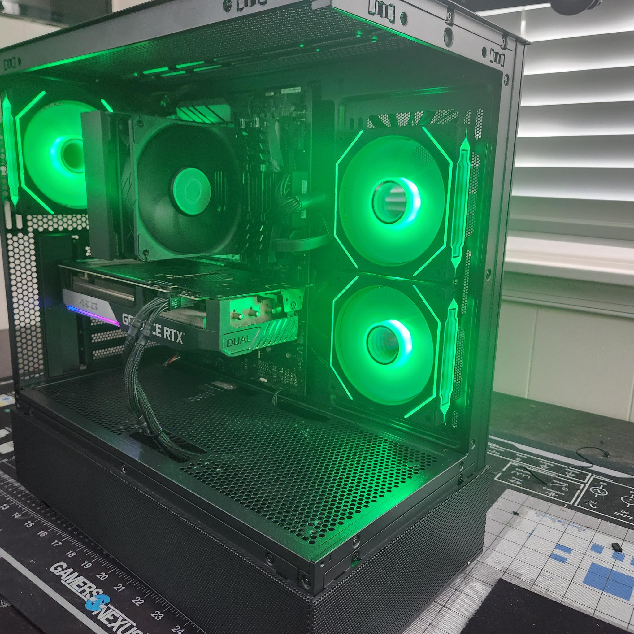 THE GREEN MONSTER IV Sleek RTX 3060TI GAMING/ STREAMING PC