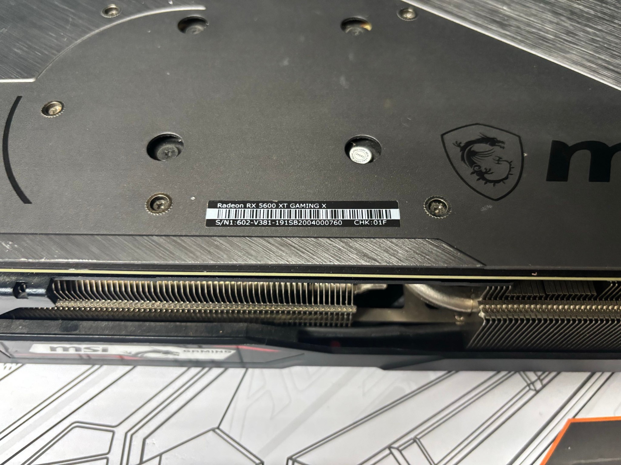 MSI Radeon RX 5600 XT GAMING MX