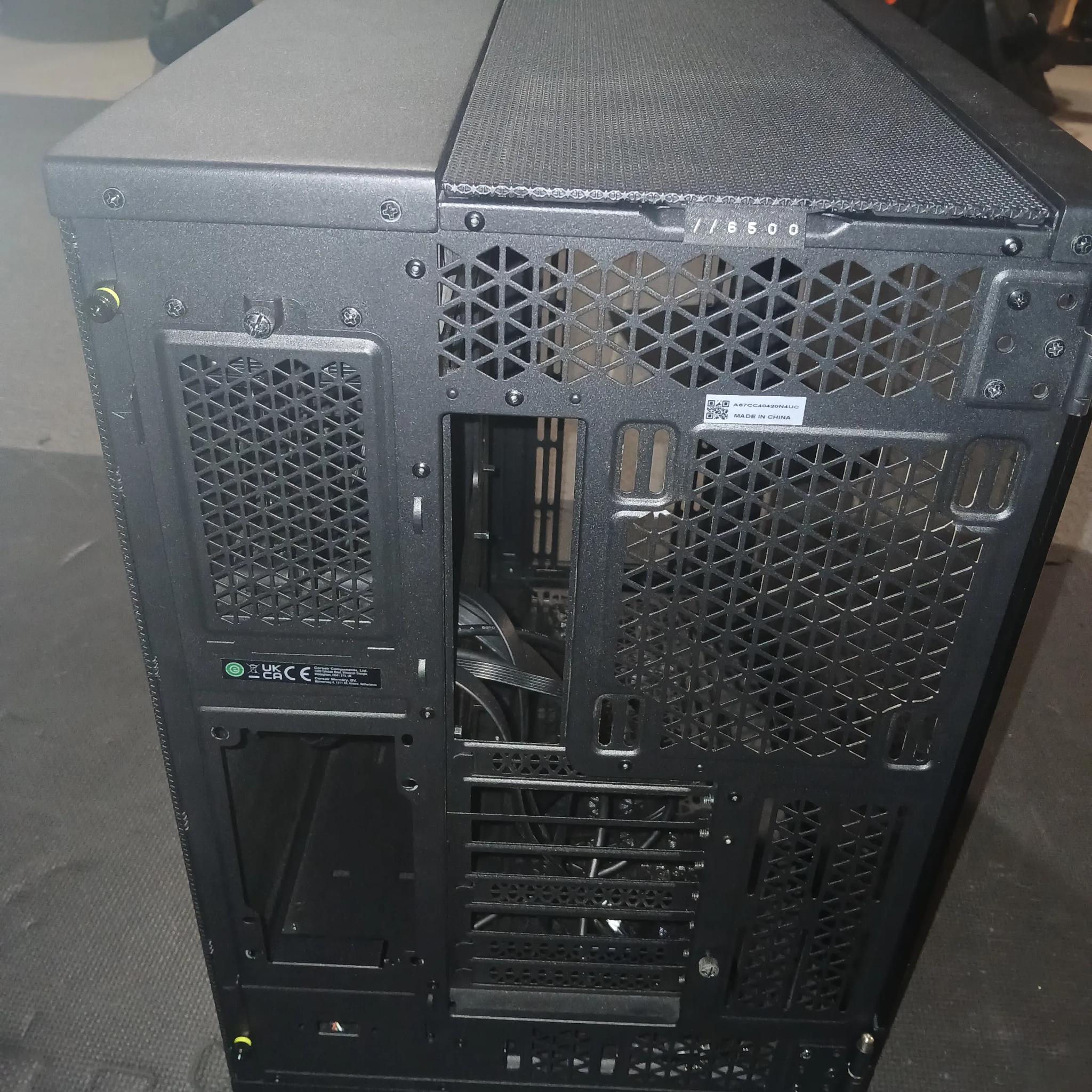 CORSAIR 6500D Airflow Tempered Glass Super Mid-Tower, Black