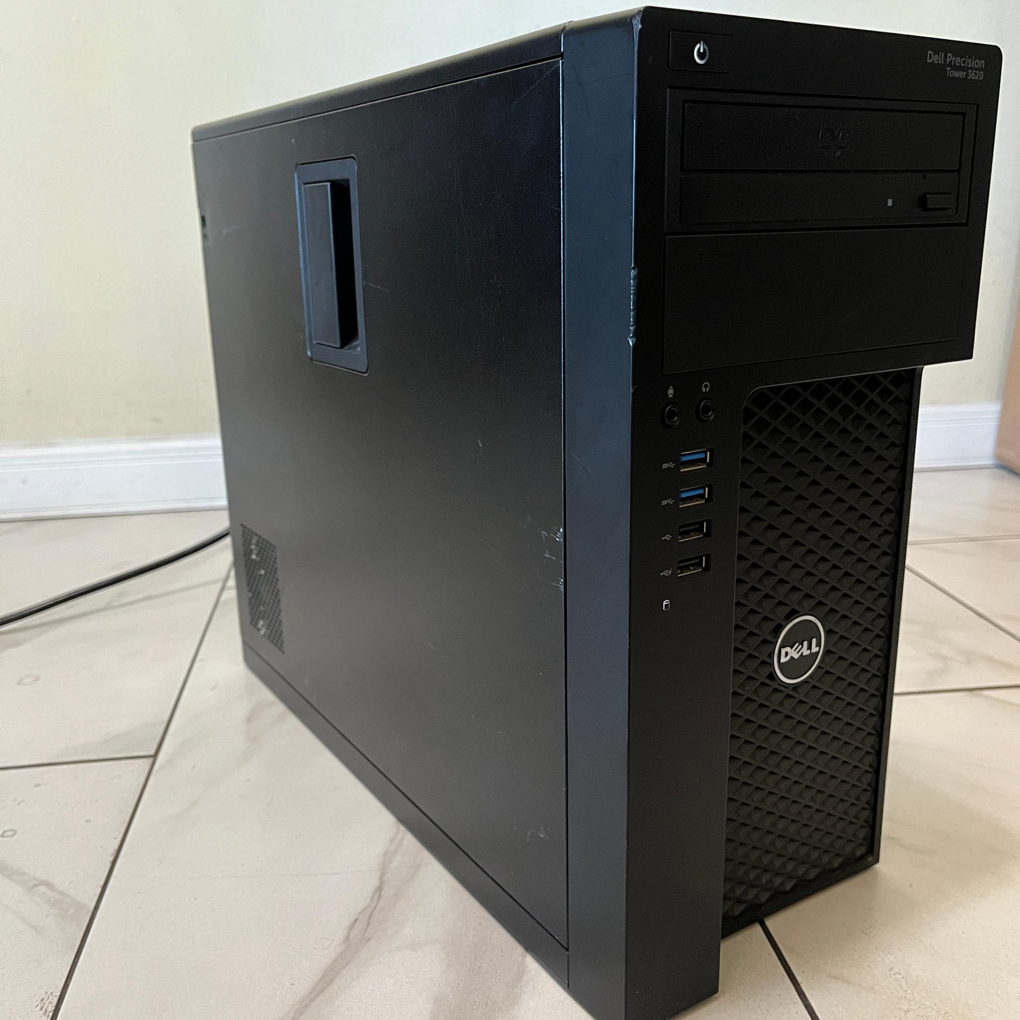 🟠🔥NVIDIA RTX 2060, Intel Core i7-7700, 16GB RAM, 1 TB Storage, Dell Precision 3620 Gaming PC 🖥️