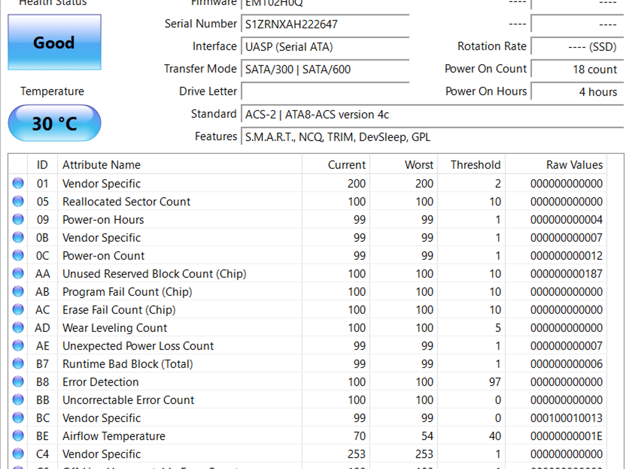 Samsung 128GB SSD