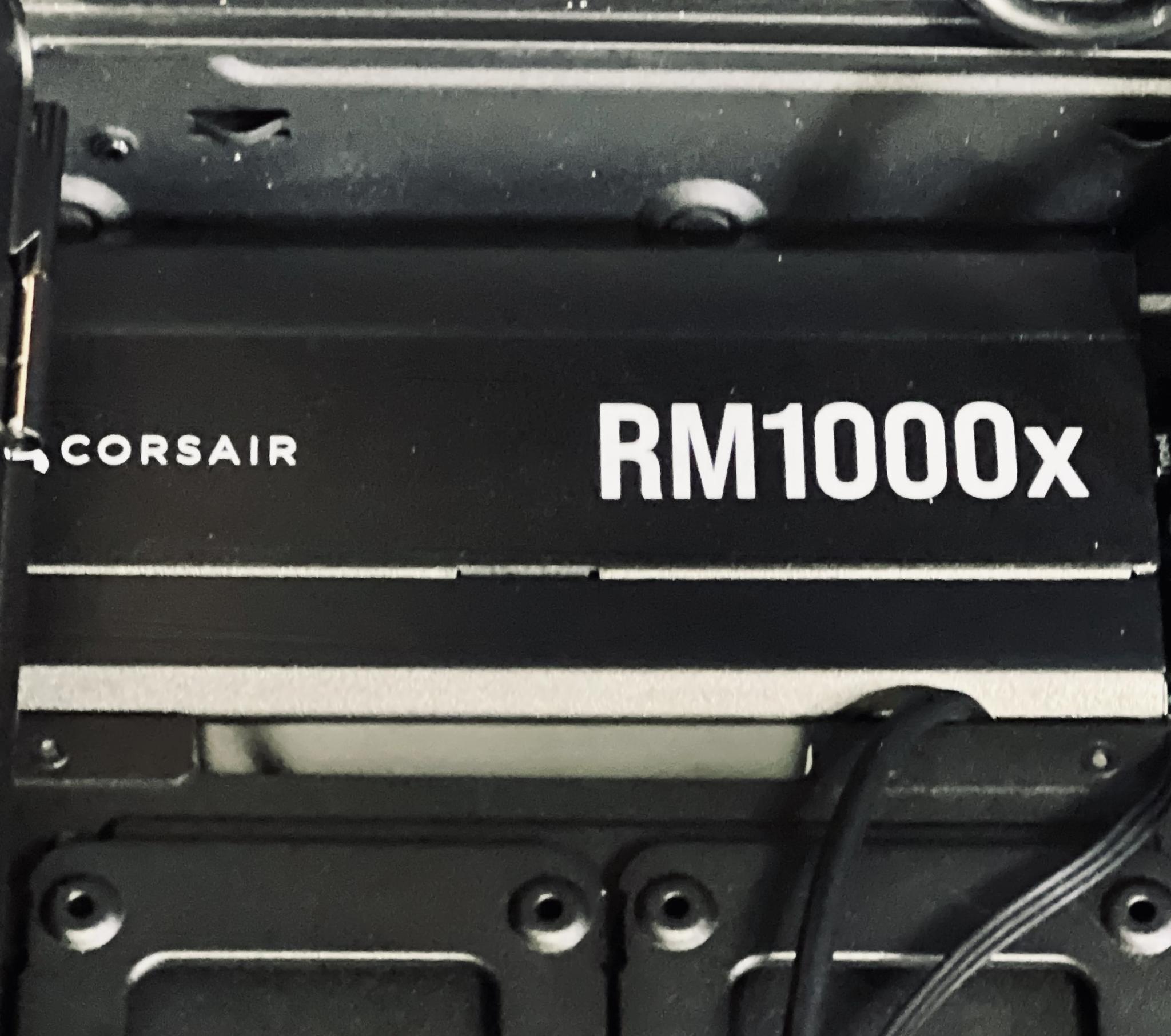 Corsair RM1000x (2021) Fully Modular ATX Power Supply - 80+ Gold