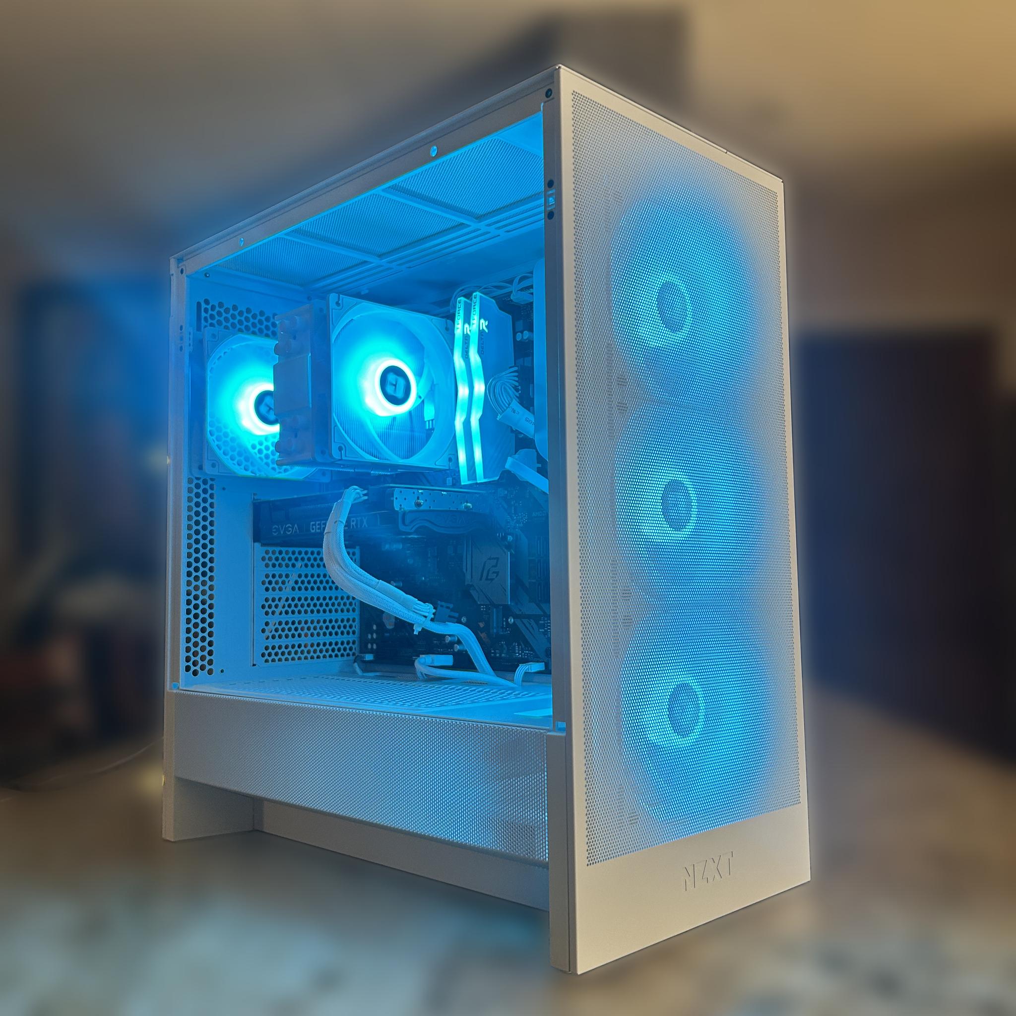 White Budget Gaming PC | RTX 3050 8GB | RYZEN 5 3600 | 16GB Ram | 1TB SSD | Win 11