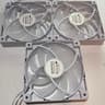 Montech RX120 PWM Fans - Mixed Blade Set (2 Reverse, 1 Standard) White