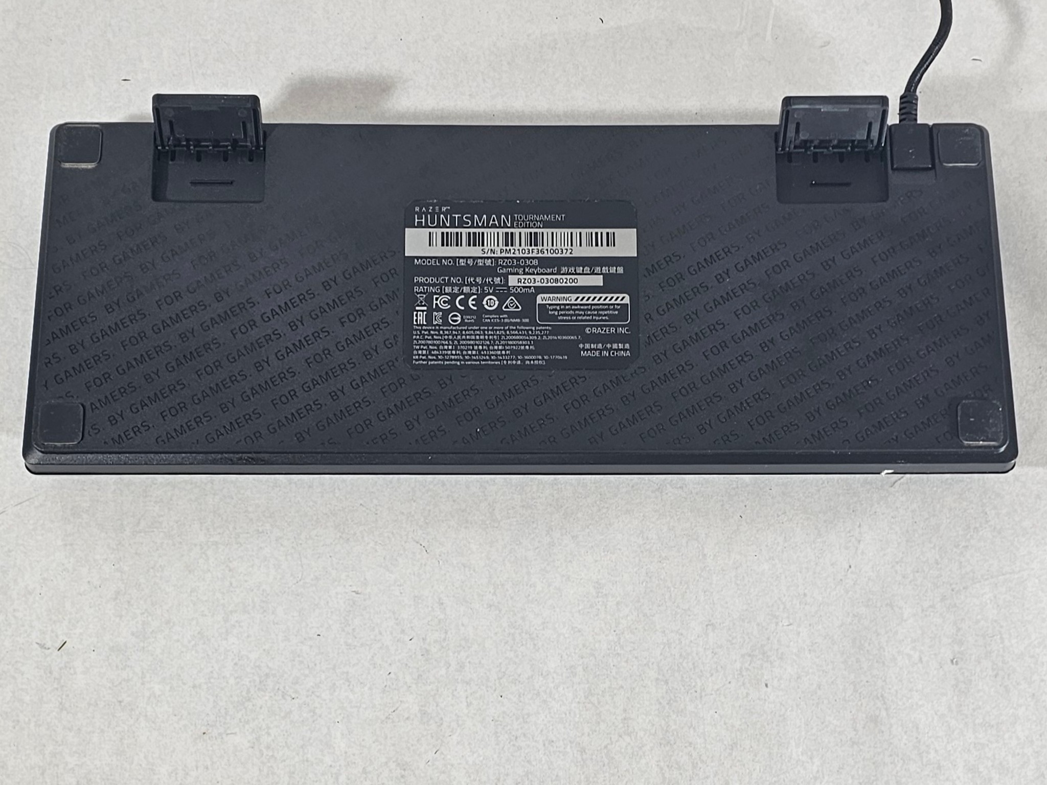 Razer Huntsman Tournament Edition Optical Gaming Keyboard - Black Wired