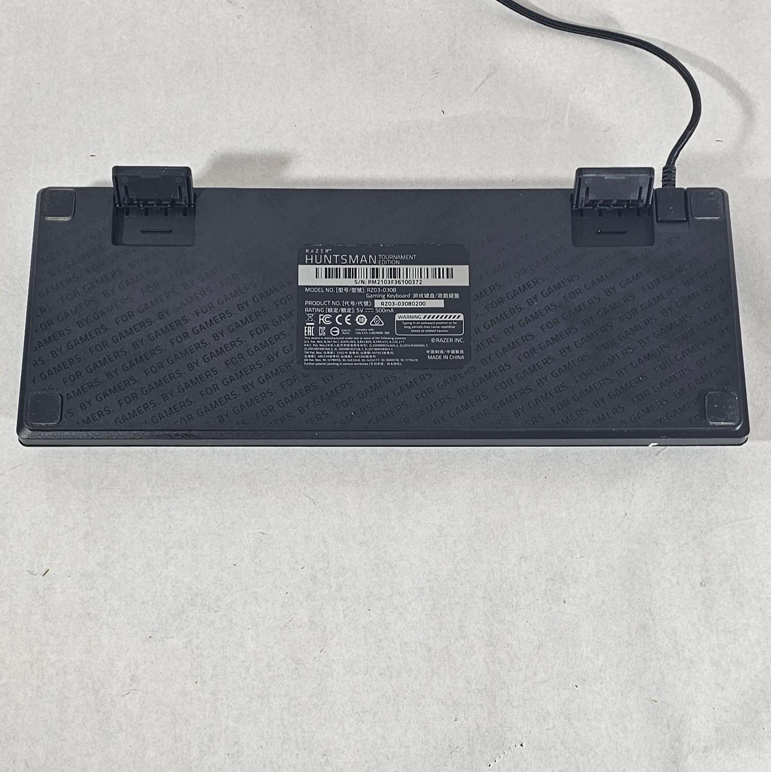 Razer Huntsman Tournament Edition Optical Gaming Keyboard - Black Wired