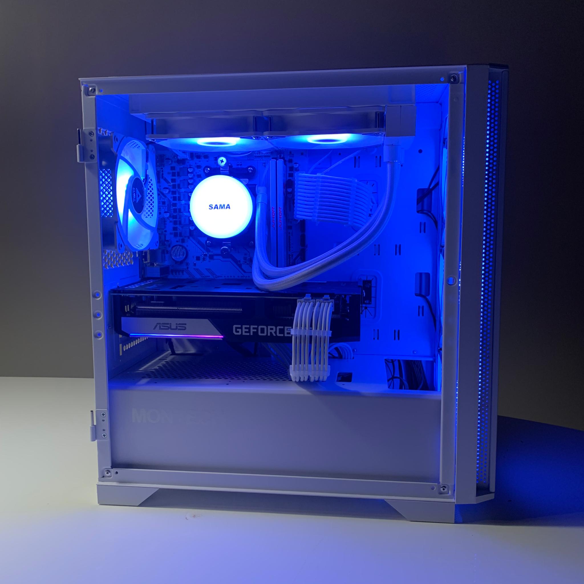 WH1TE 0UT - RTX 3070 - Ryzen 7 3700X - 32 GB RAM - 1 TB SSD - Gaming/Productivity PC