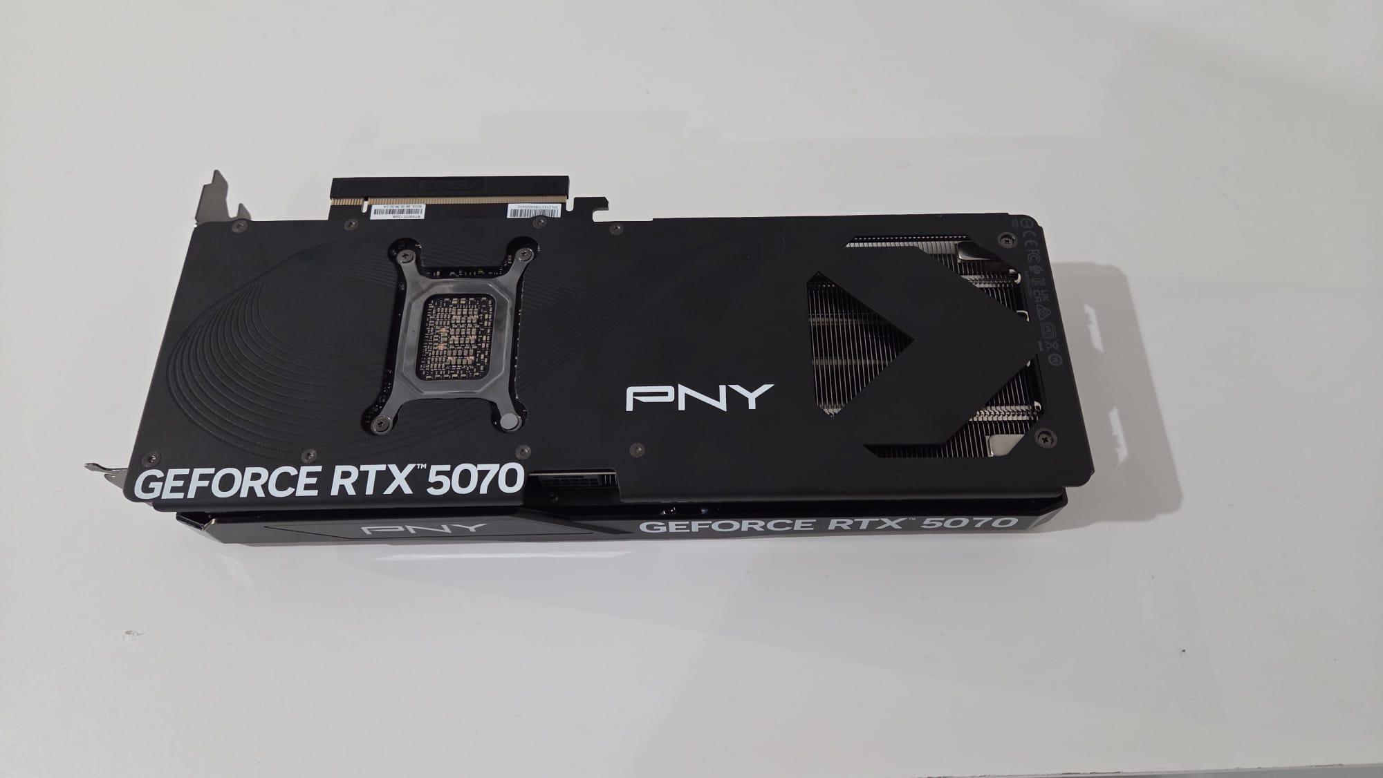 PNY GeForce RTX 5070 12GB GDDR7 Triple Fan - DLSS 4 - Blackwell - Like New
