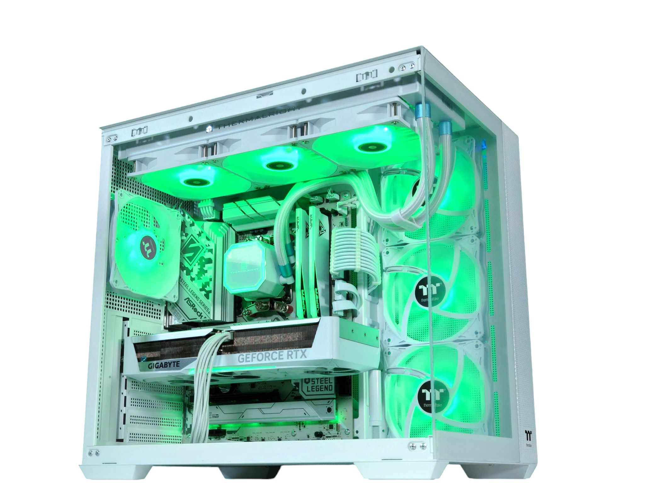 🧊🌊Glacius ❄️Gaming PC❄️Nvidia RTX 5070 12GB❄️AMD Ryzen 7 7700❄️32GB DDR5❄️1TB NVME