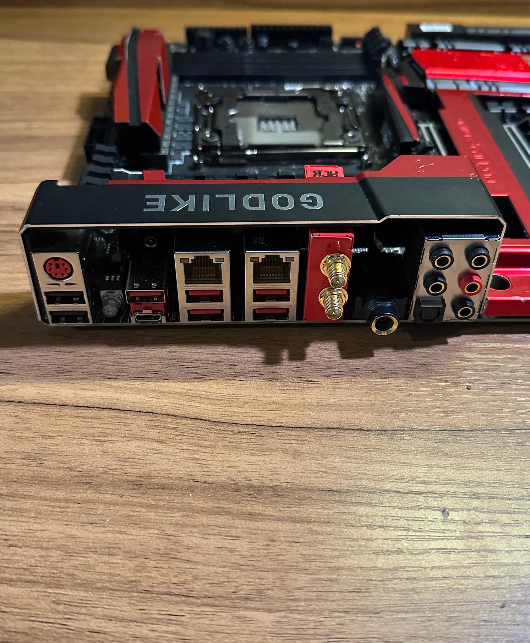 MSI X99A Godlike Gaming WIFI Motherboard X99 LGA2011-V3 DDR4 E-ATX Motherboard NOT WORKING