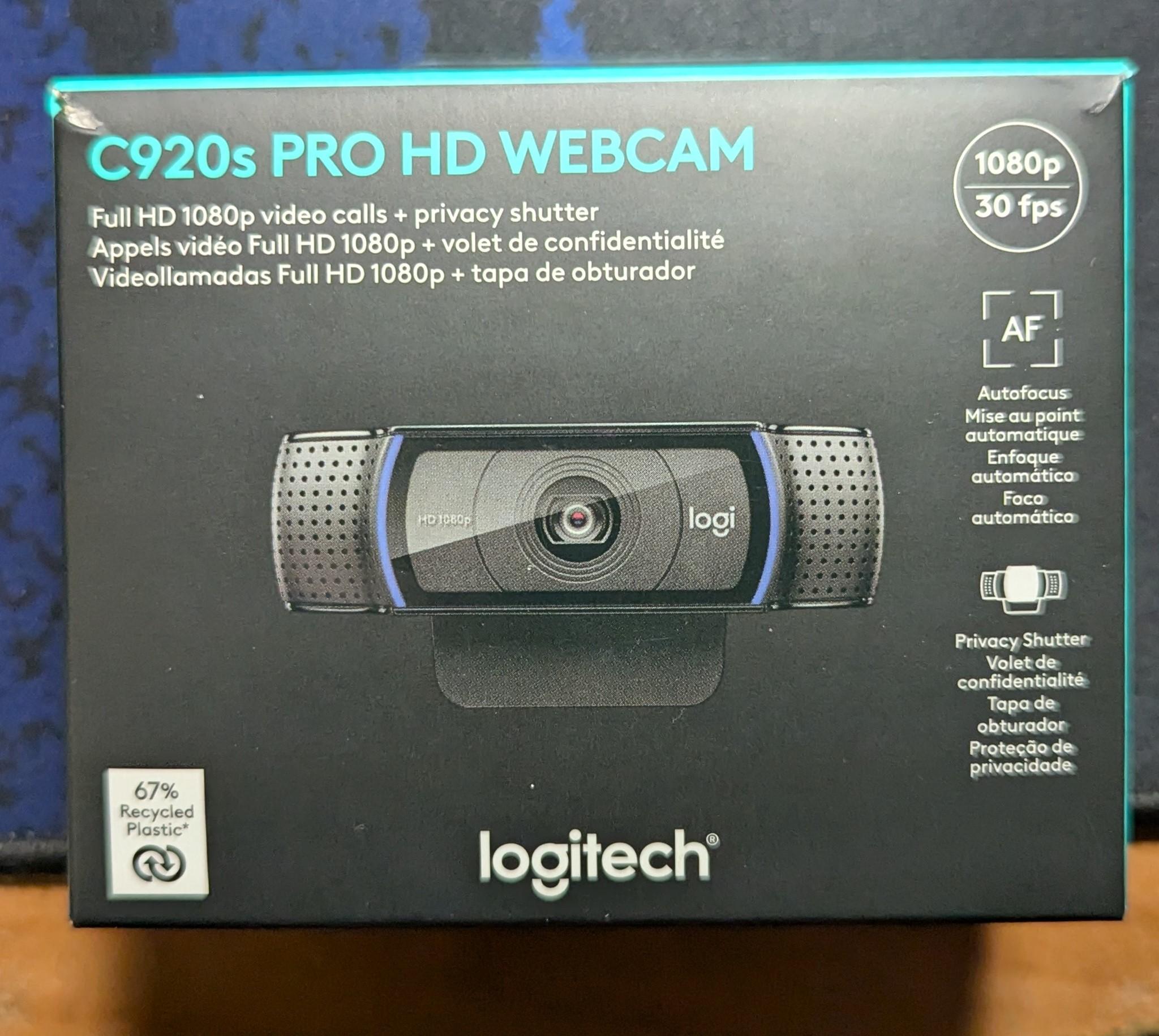 Logitech C920s Pro HD Webcam