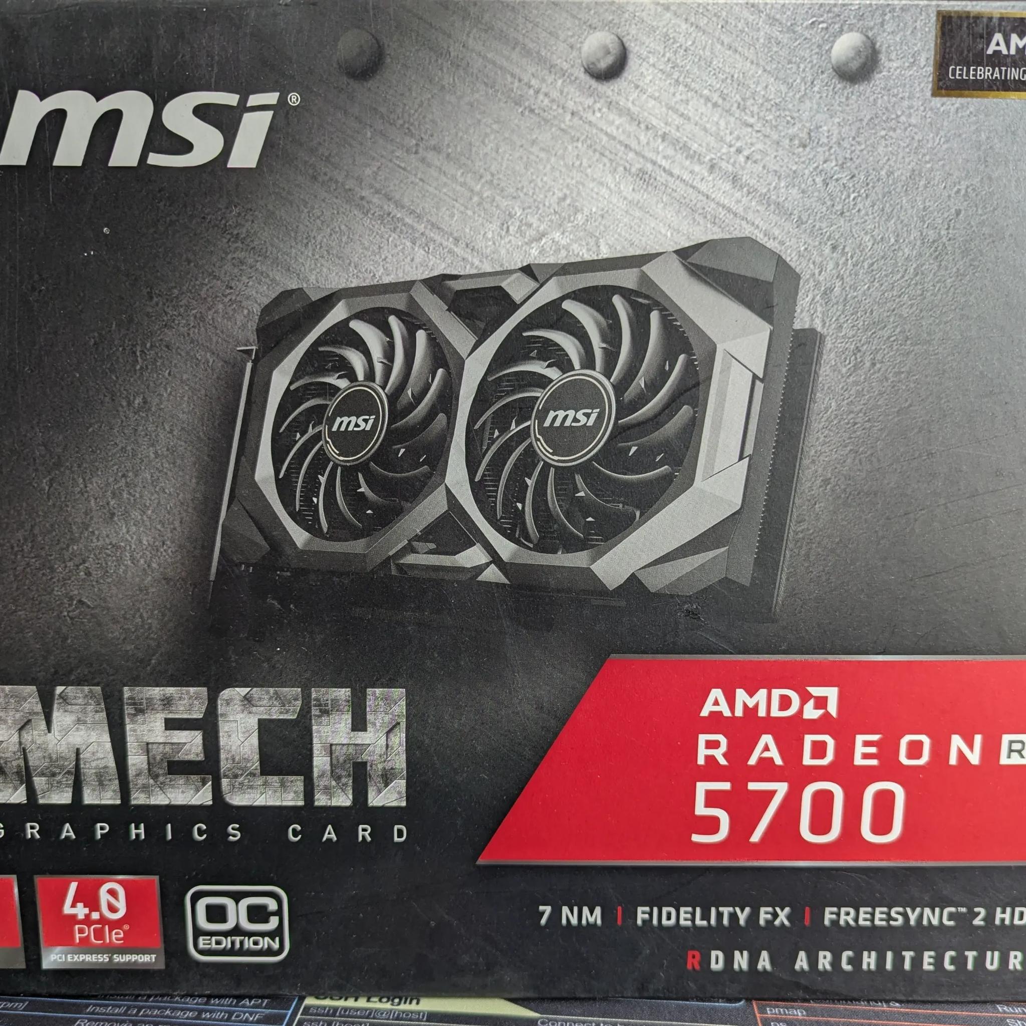 MSI AMD Radeon RX 5700 Mech OC Edition Graphics Card