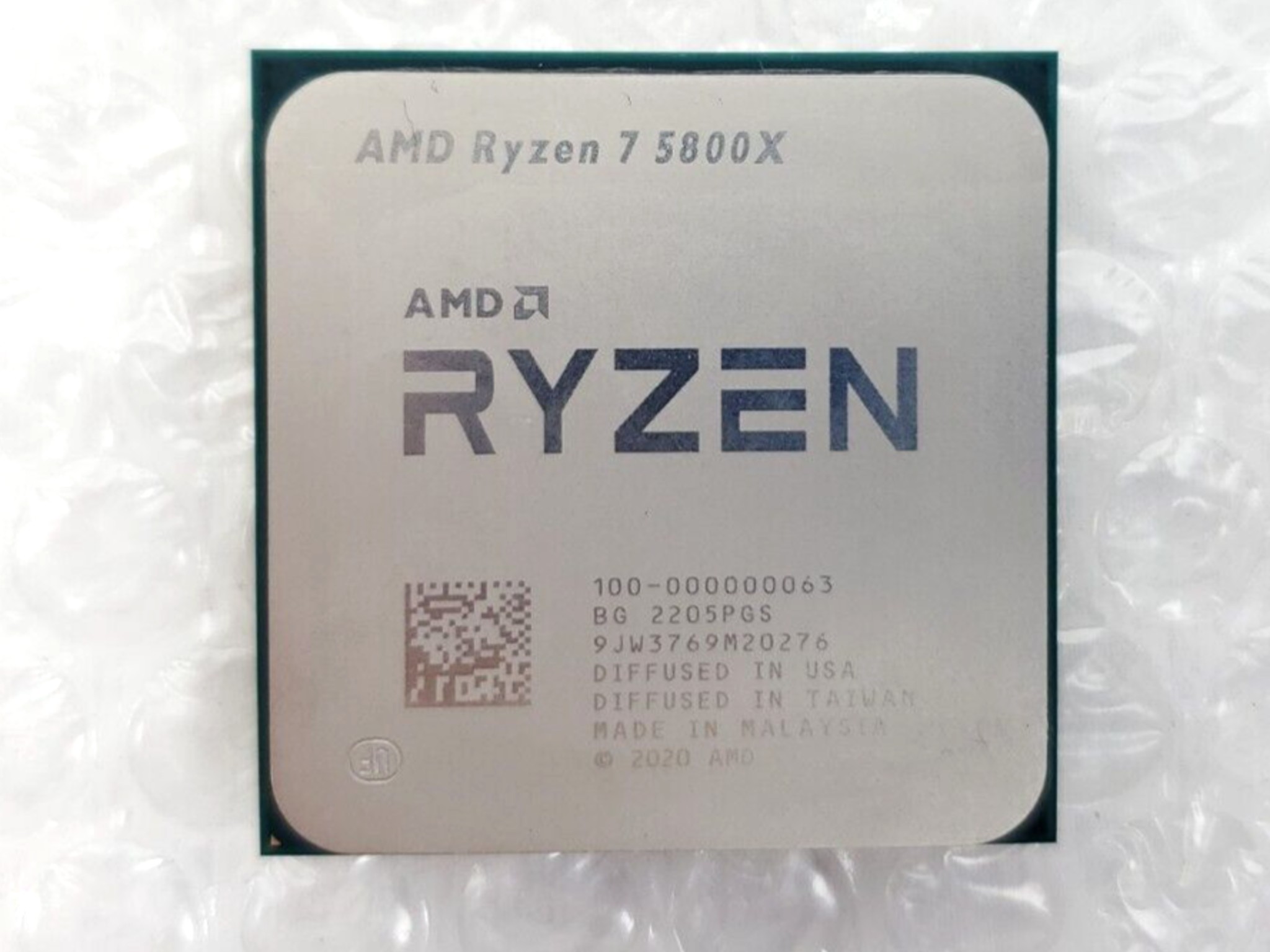 AMD Ryzen 7 5800X Processor (4.7GHz, 8 Cores, Socket AM4) No Box, No fan