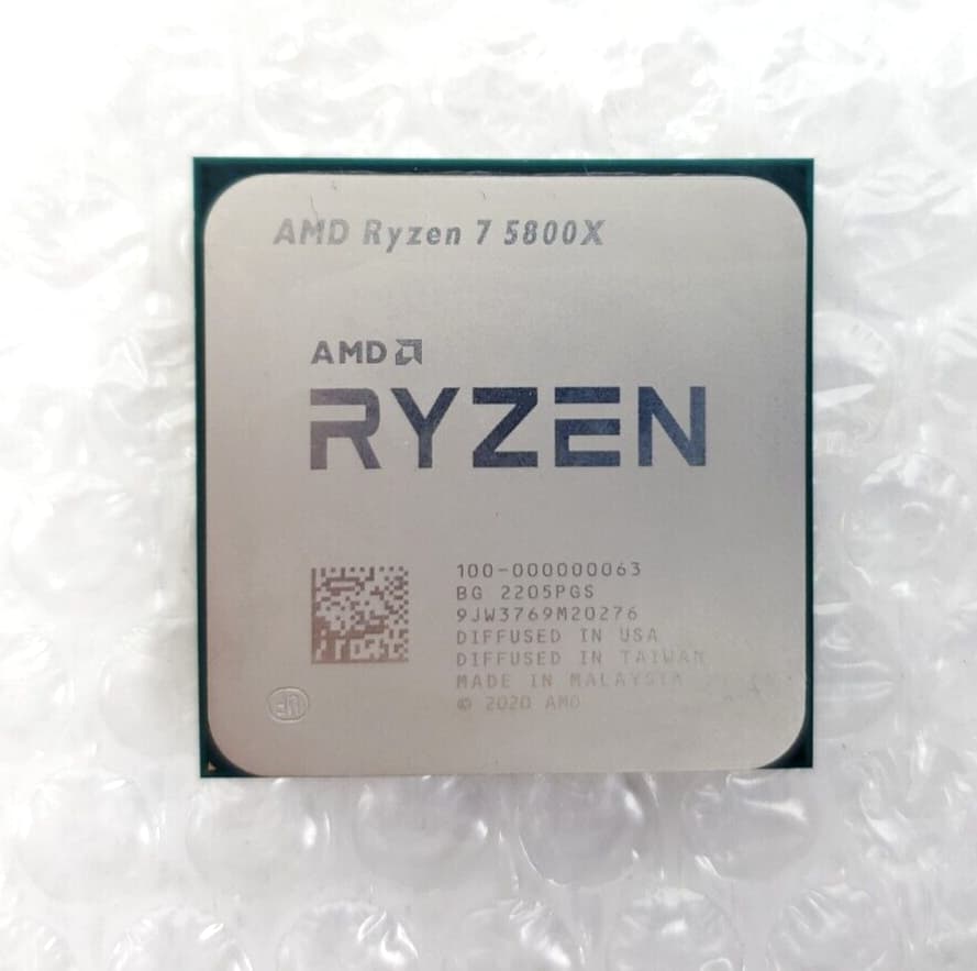 AMD Ryzen 7 5800X Processor (4.7GHz, 8 Cores, Socket AM4) No Box, No fan